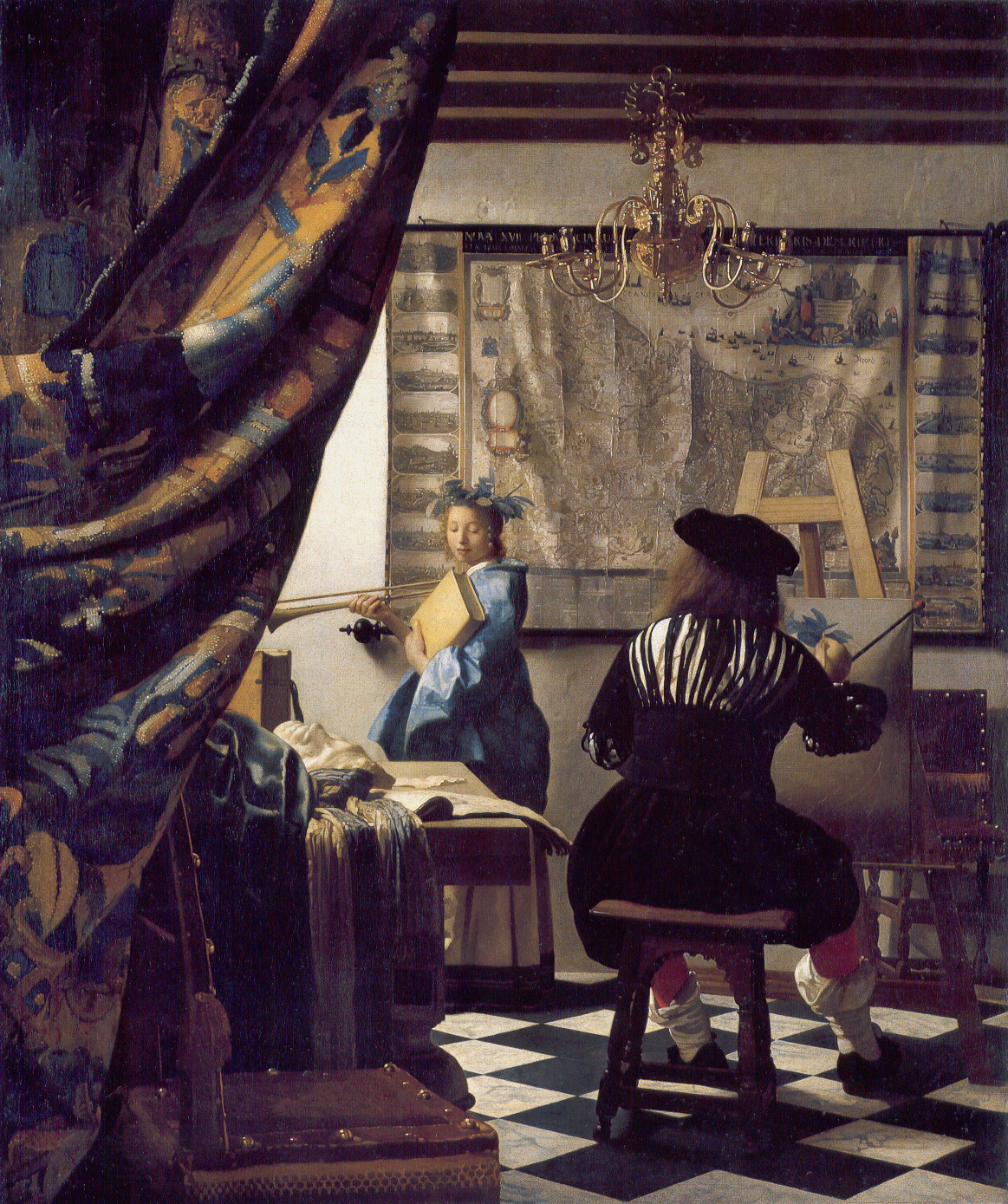 The Artist in his Studio J. Vermeer