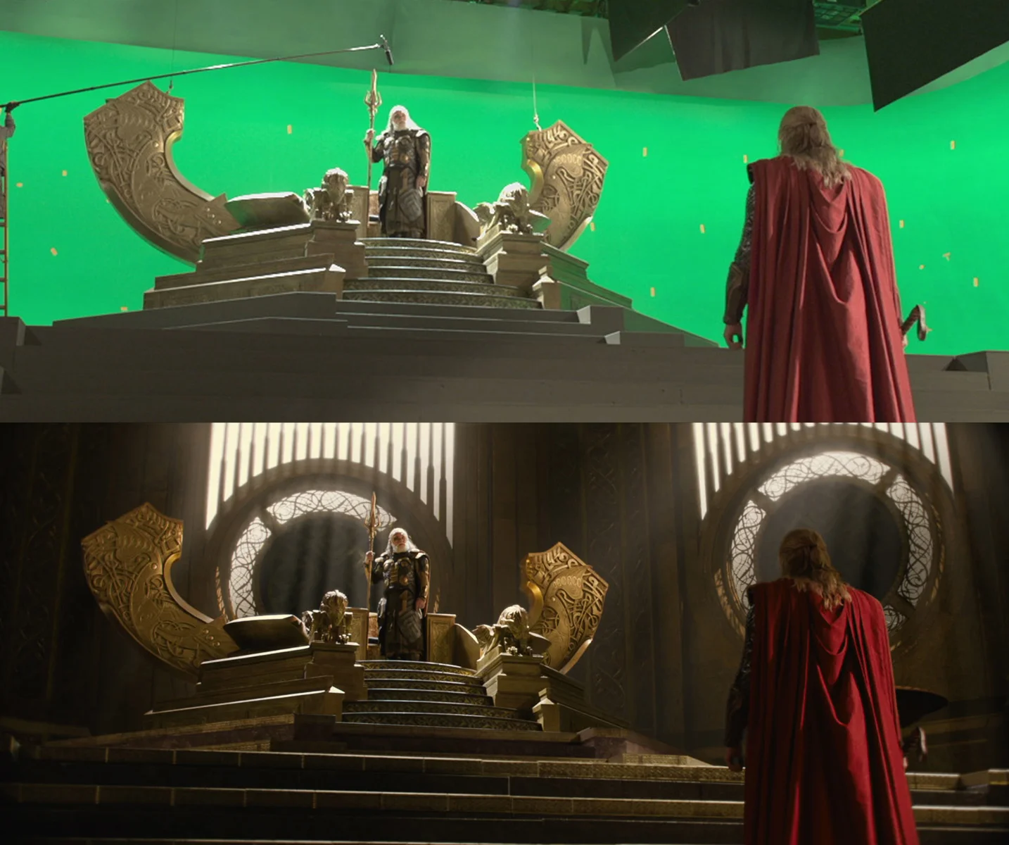 Odin's Throne: Final matte painting shot