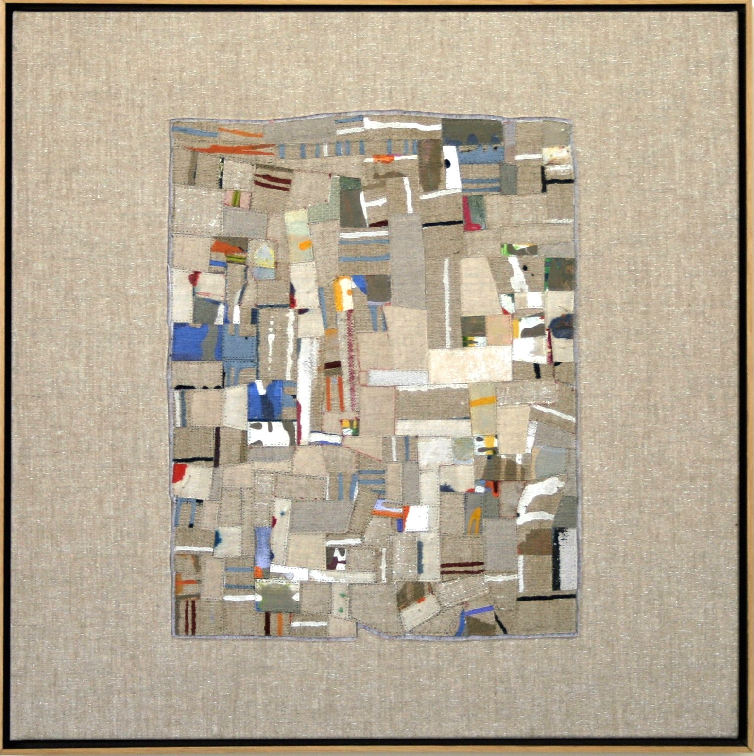 Eveline Kotai, Linen reconstruction, 2005, 50x50 - private collection