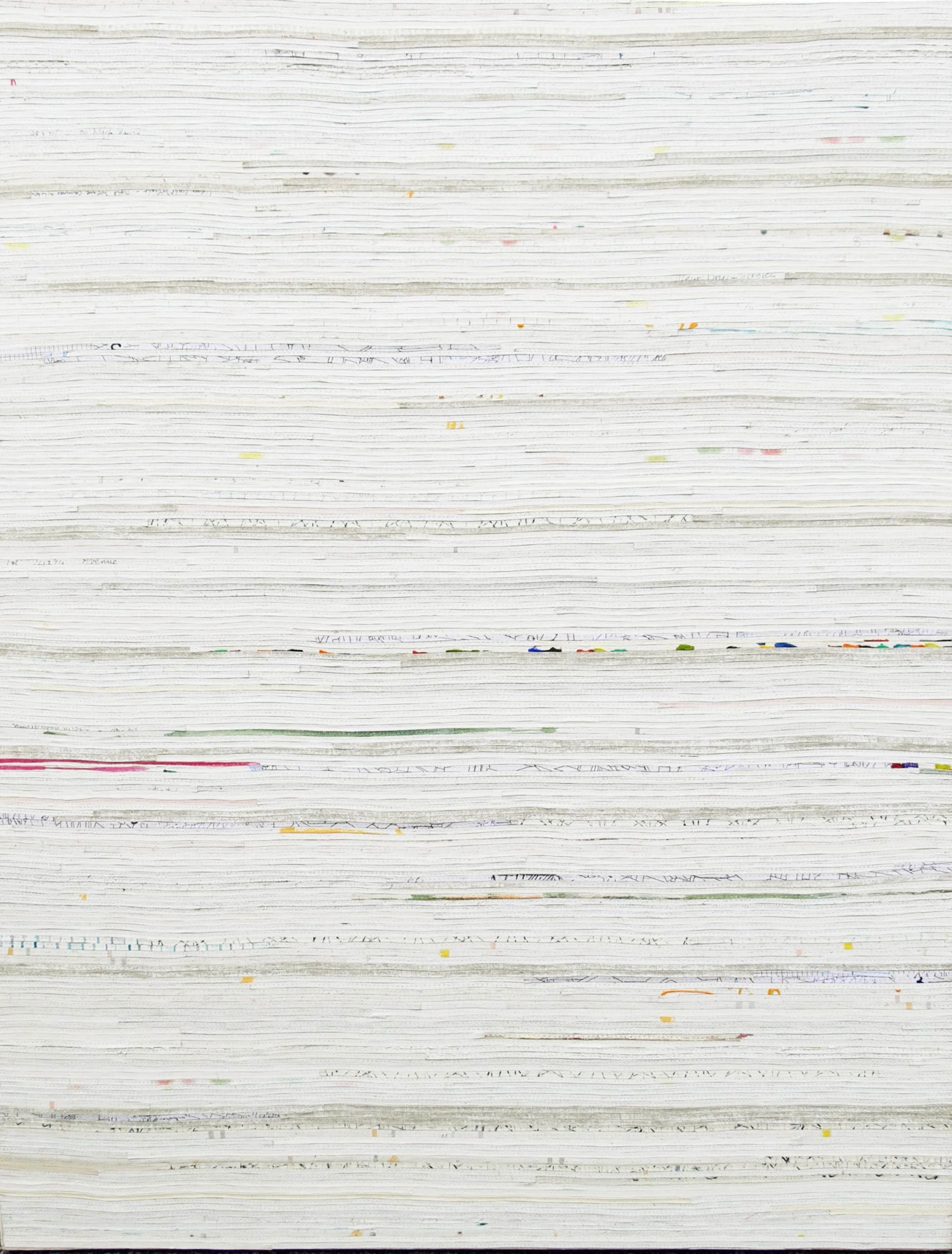 Eveline Kotai - Trace Elements 2, 2013, Mixed media stitched collage, 101x75, Art Collective WA