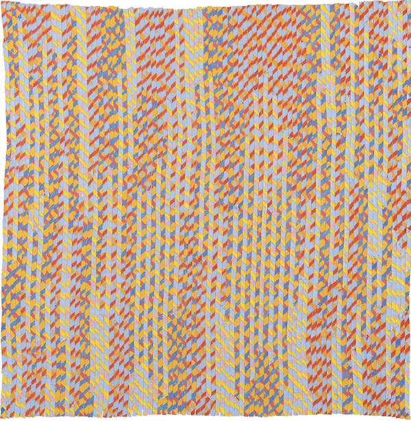 Cross Light 2016, acrylic on linen, 72 x 72cm. Private Collection