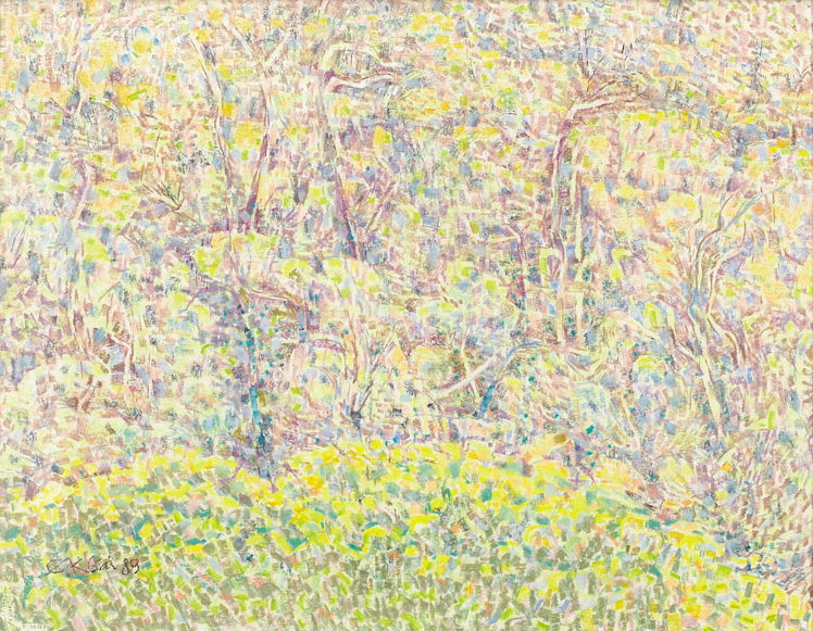 Summer Valley 1989, pastel on Arches paper, 57 x 76cm. Private Collection