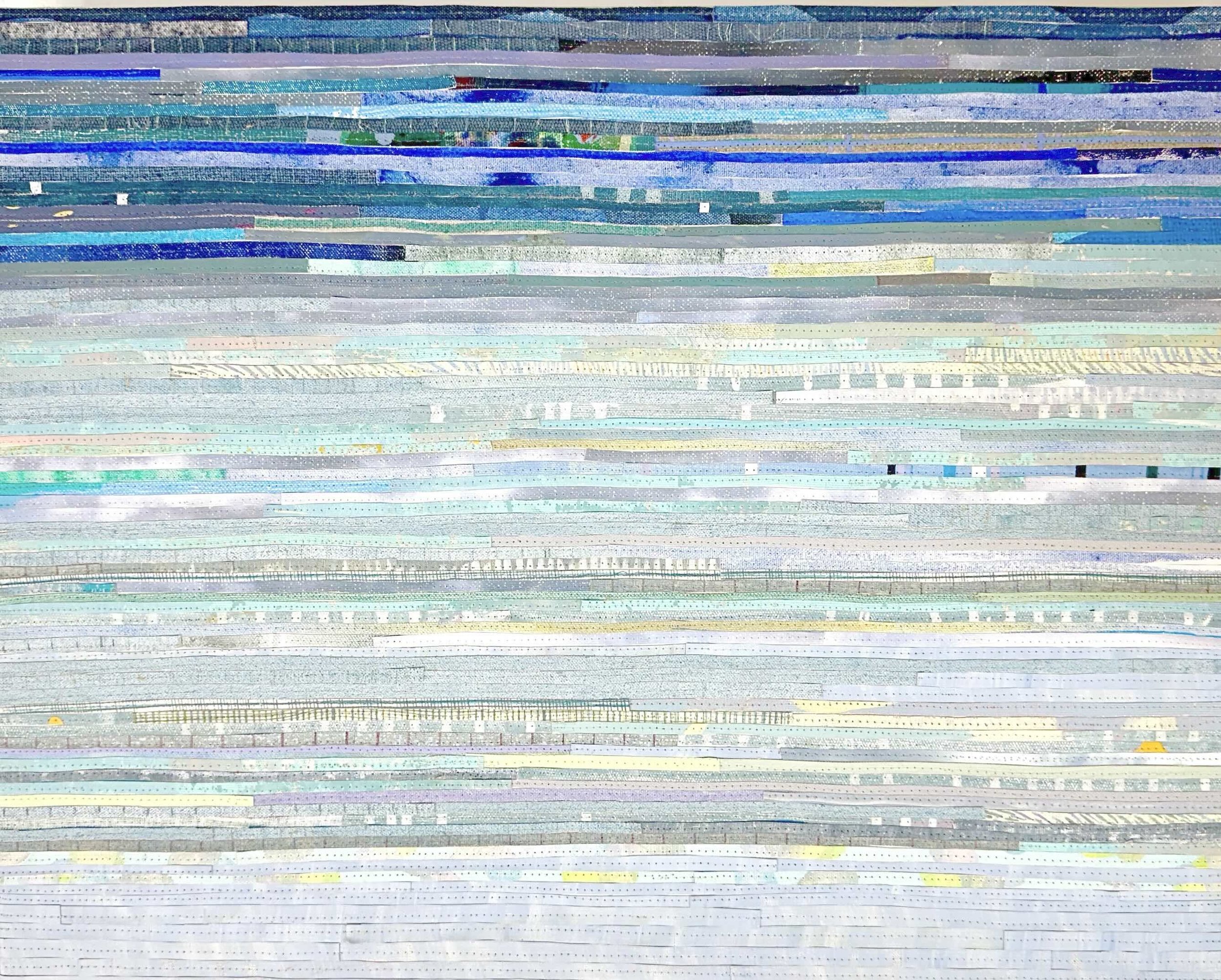 Study in Blue 1, 2023, Acrylic, Mono-Poly thread on Canvas, 40 x 50cm.jpg