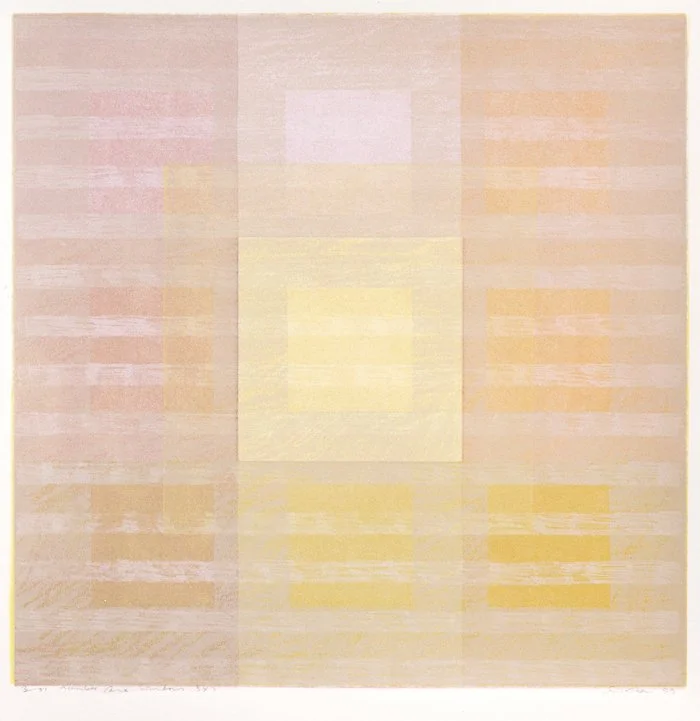 MHF project #5, Windows, silkscreen on Arches Sateen, 27x27cm - edition of 39