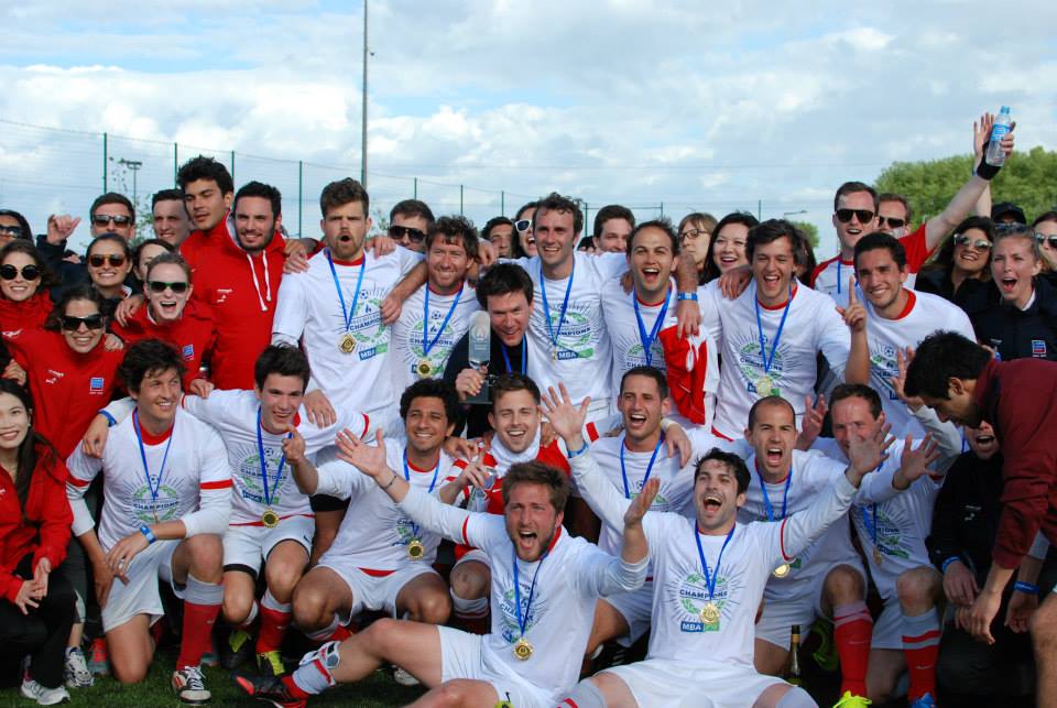 #1. Men's football champs, London Busines School, in MBA Only shirts... ;) (via MBAOnly )