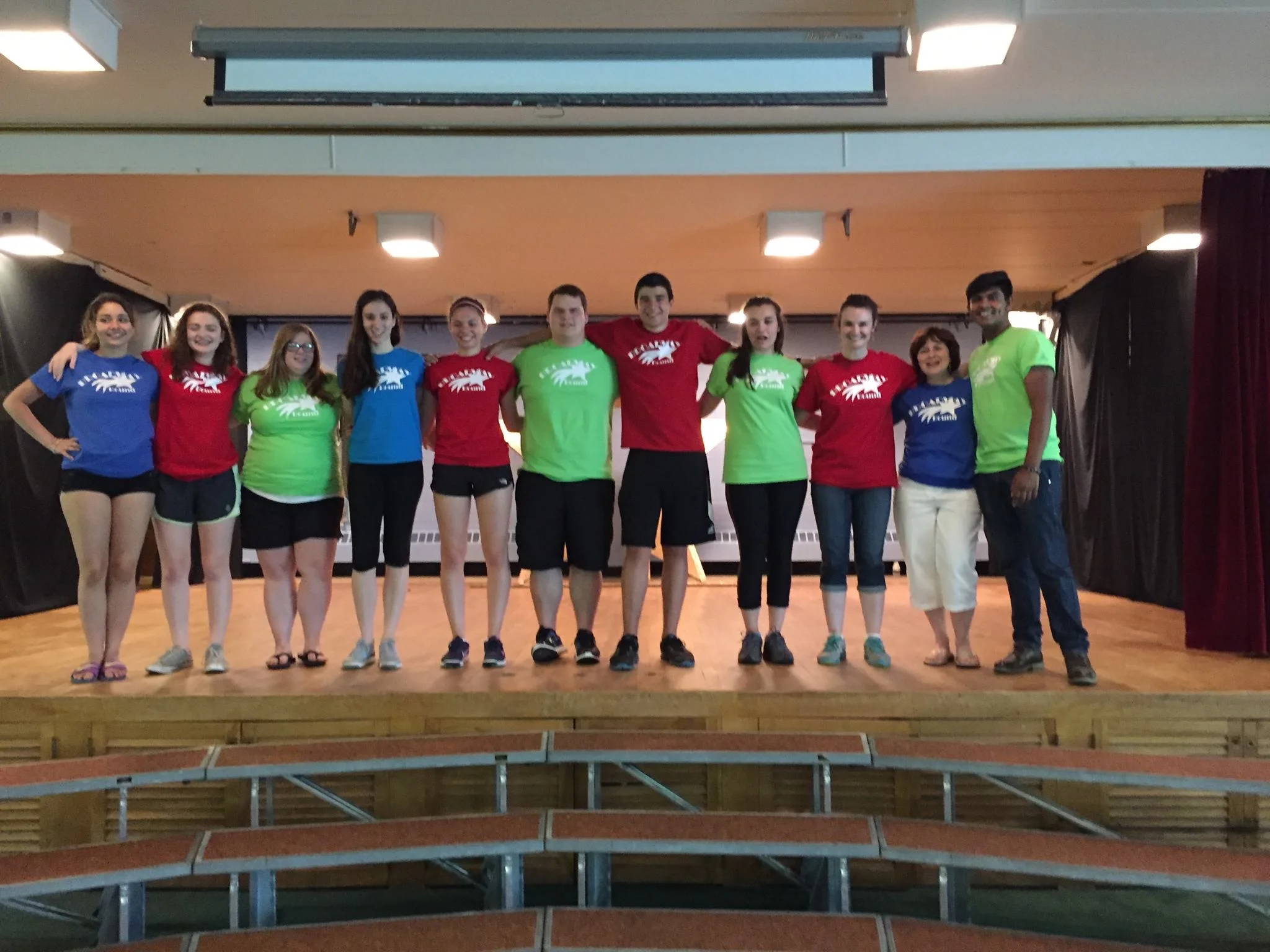 Our Broadway Bound staff for 2016 (ages 17-60!)