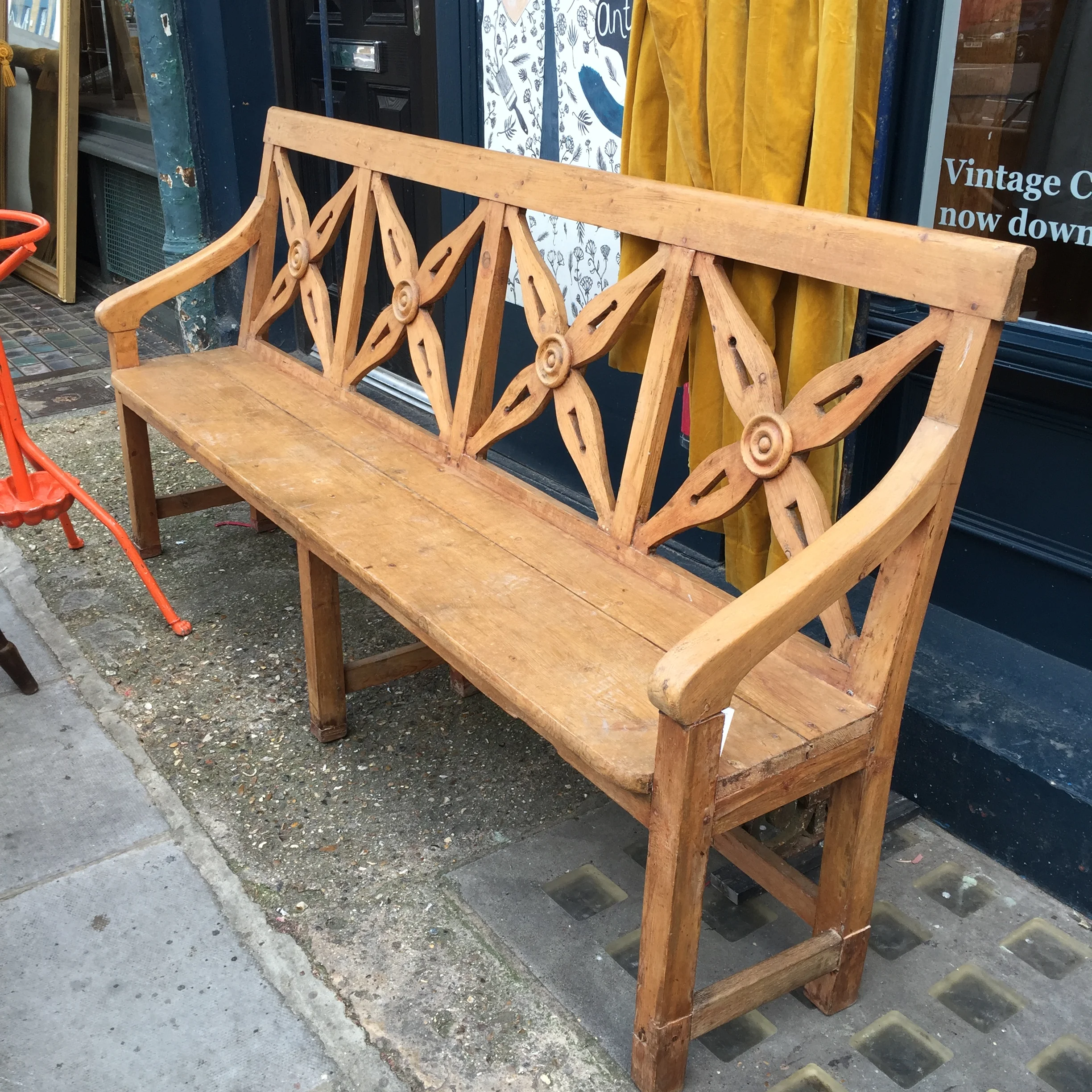 Swedish bench c.1910 £450 - sold