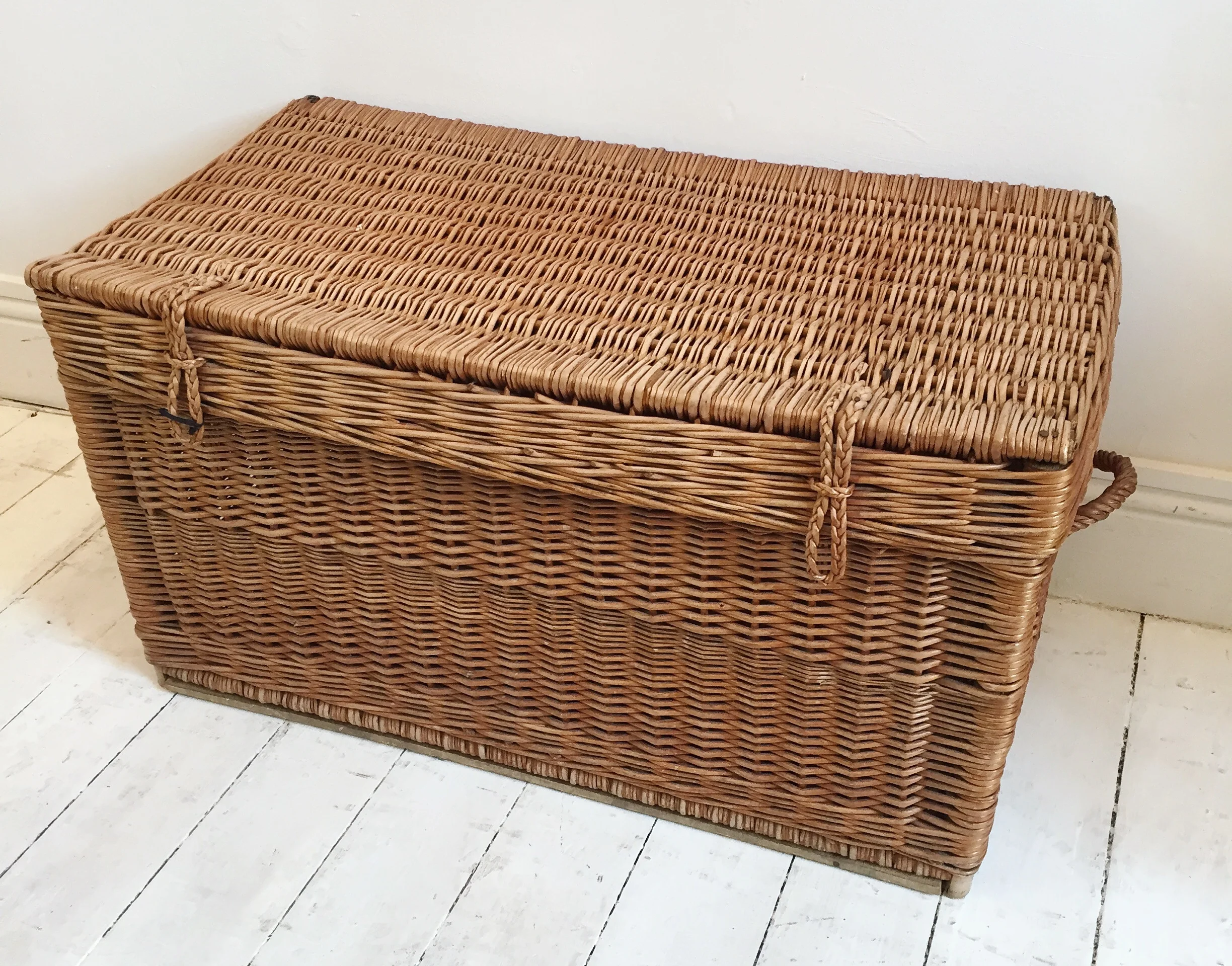 Wicker Laundry Basket - SOLD