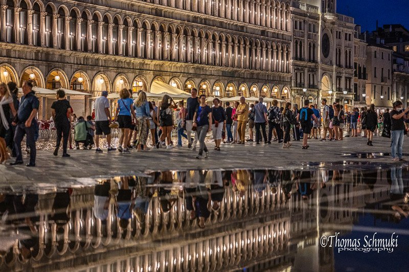 San Marco Square - floods full moon and high tide