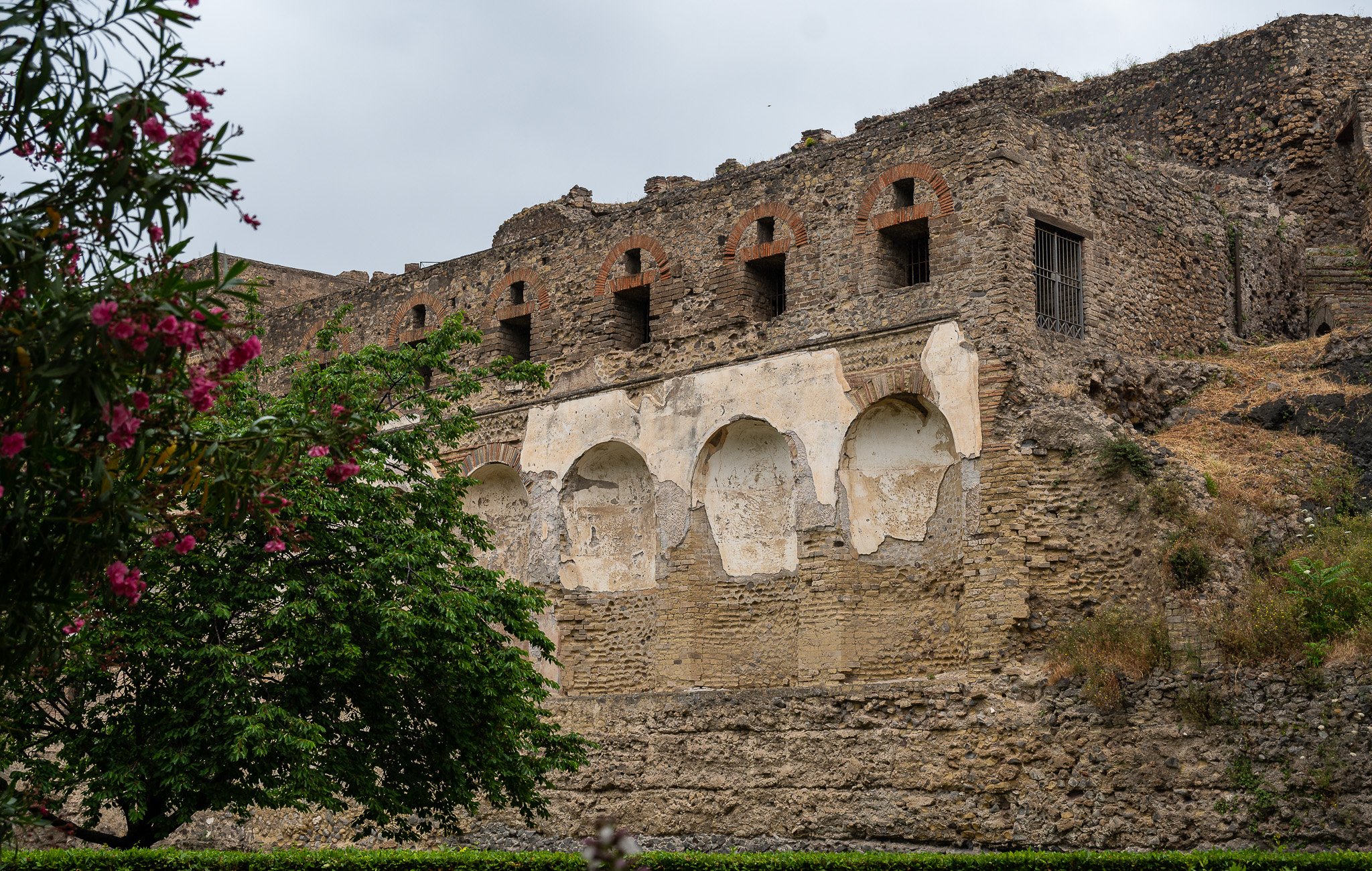 The outer walls of the city -- Pompeii