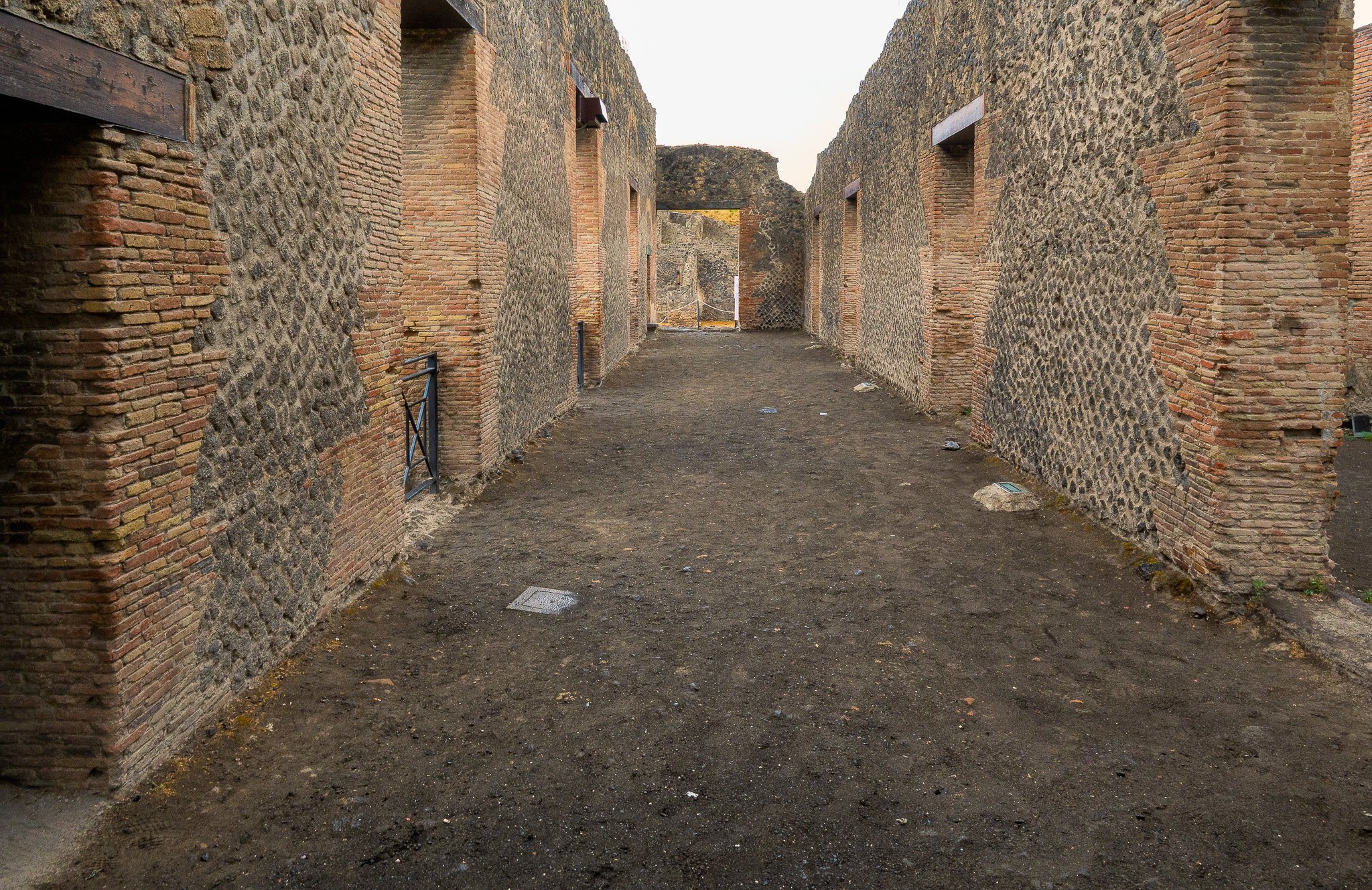 Business and living areas of Pompeii