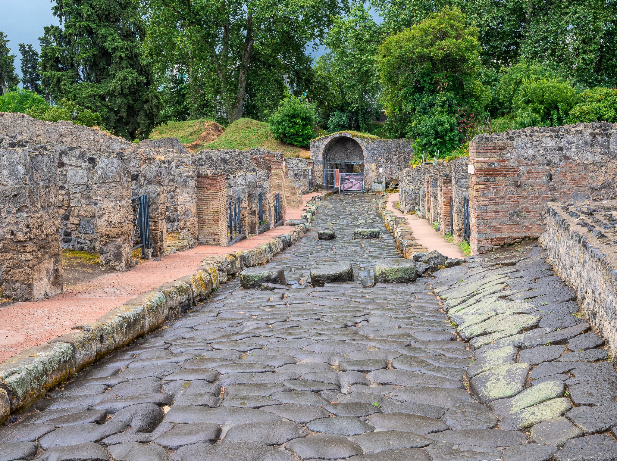 The streets of Pompeii