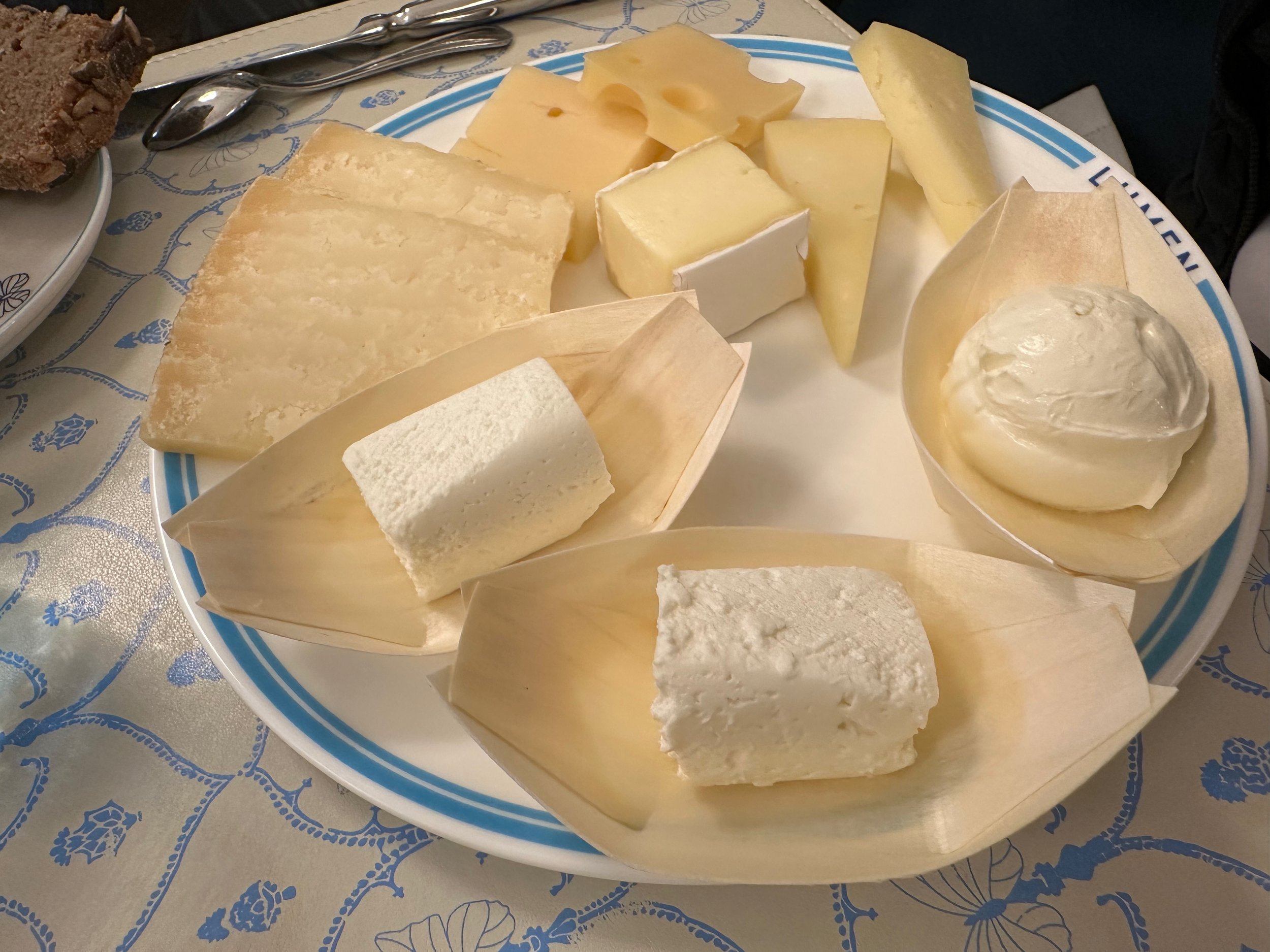 Italian breakfast cheeses