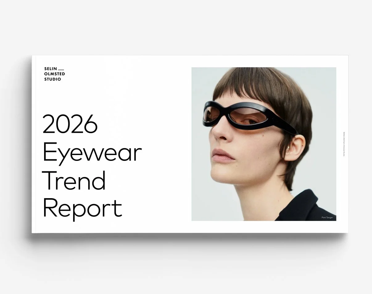 2026 Eyewear Trend Report cover linking to key 2026 eyewear and sunglasses trends.