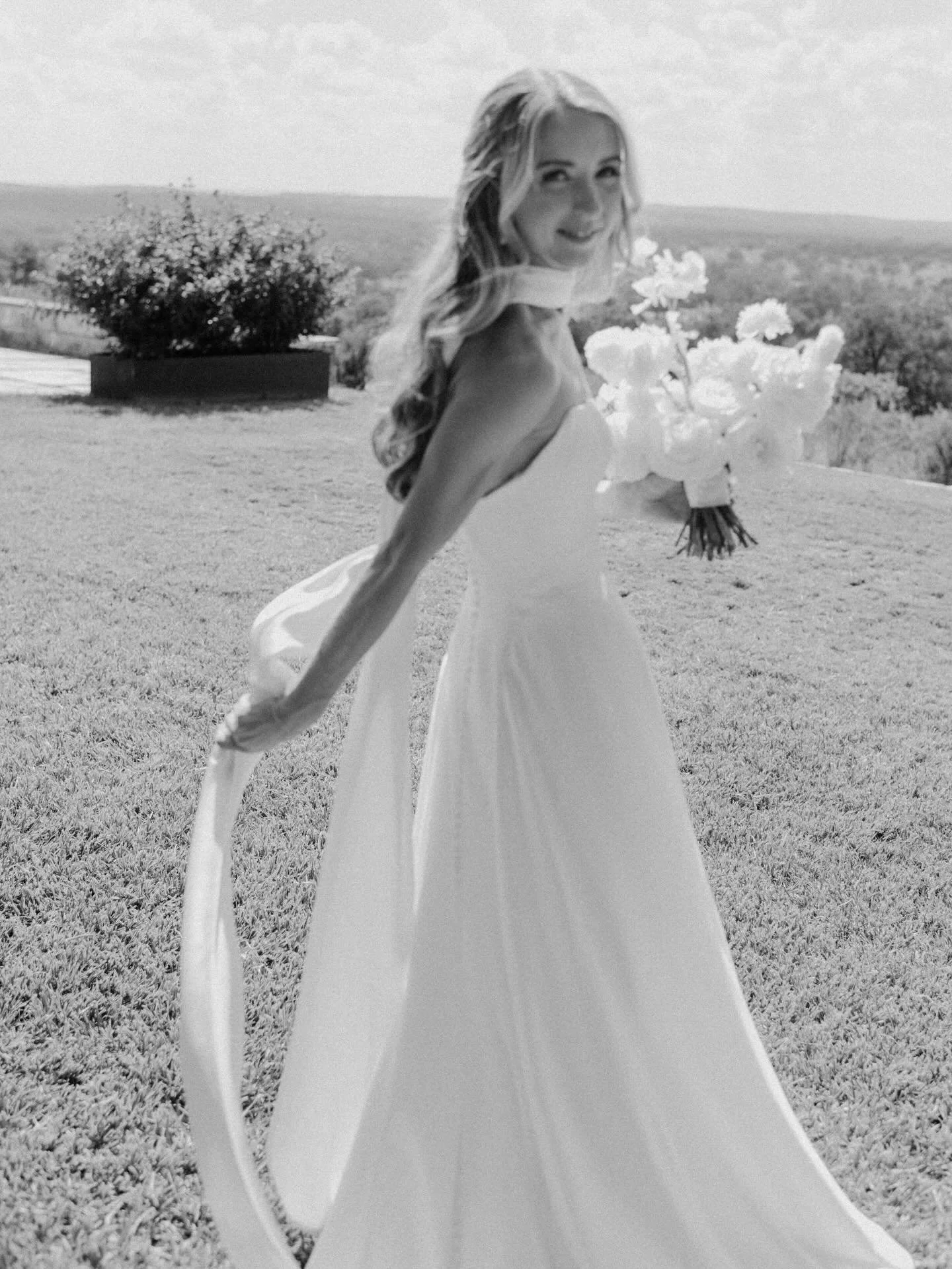 More moments from Hayley on her wedding day for very obvious reasons.