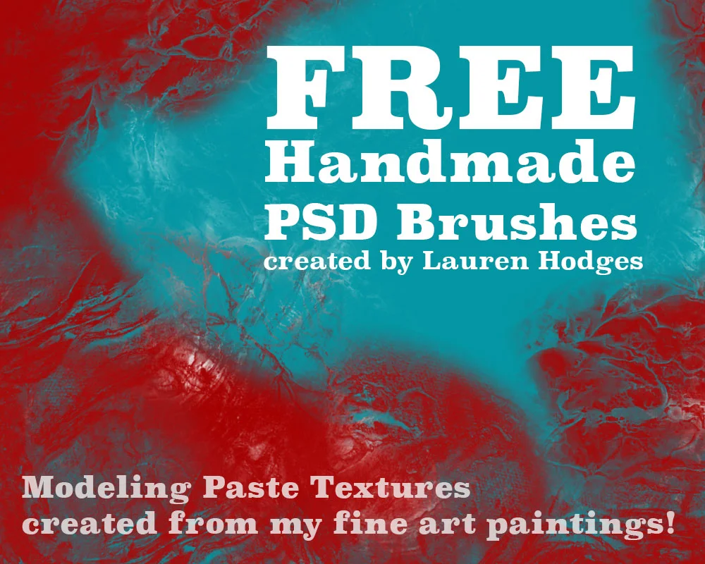 Free Handmade Textured Photoshop Brushes