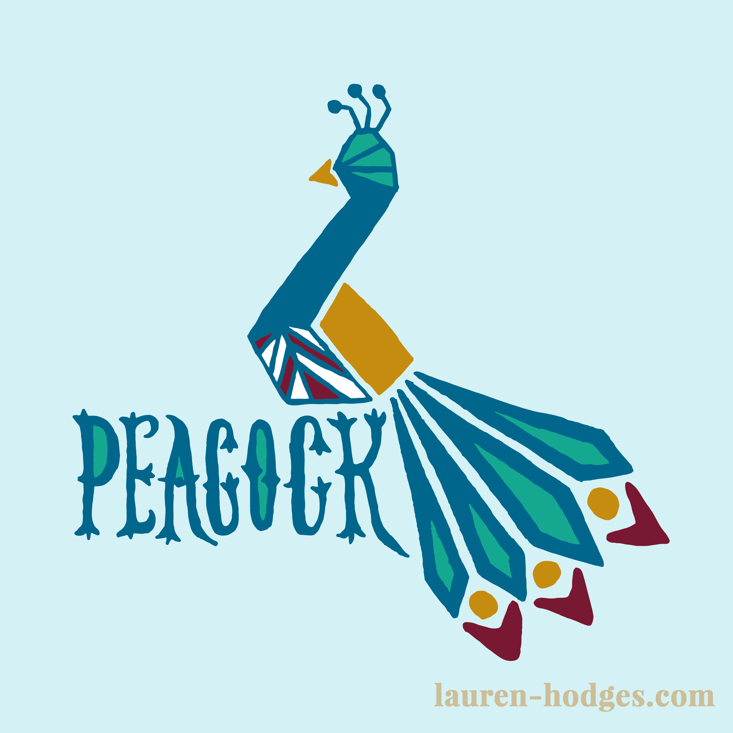 Finished colored vector in Illustrator