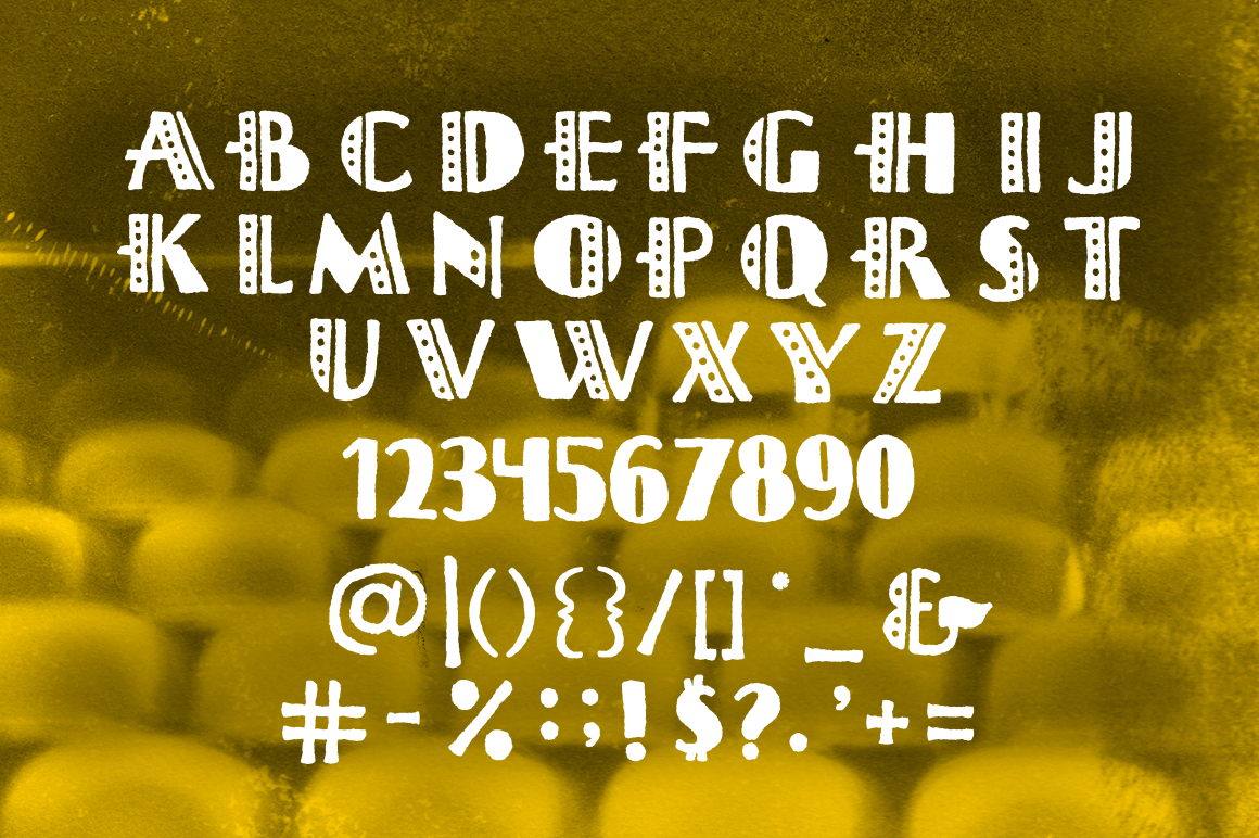 Octave entire standard font set