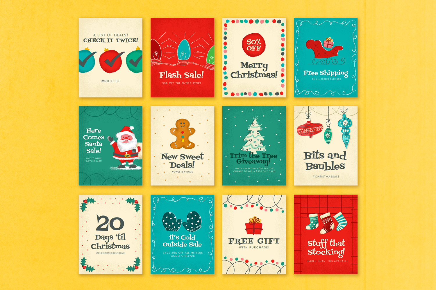 christmas blog and pinterest graphics