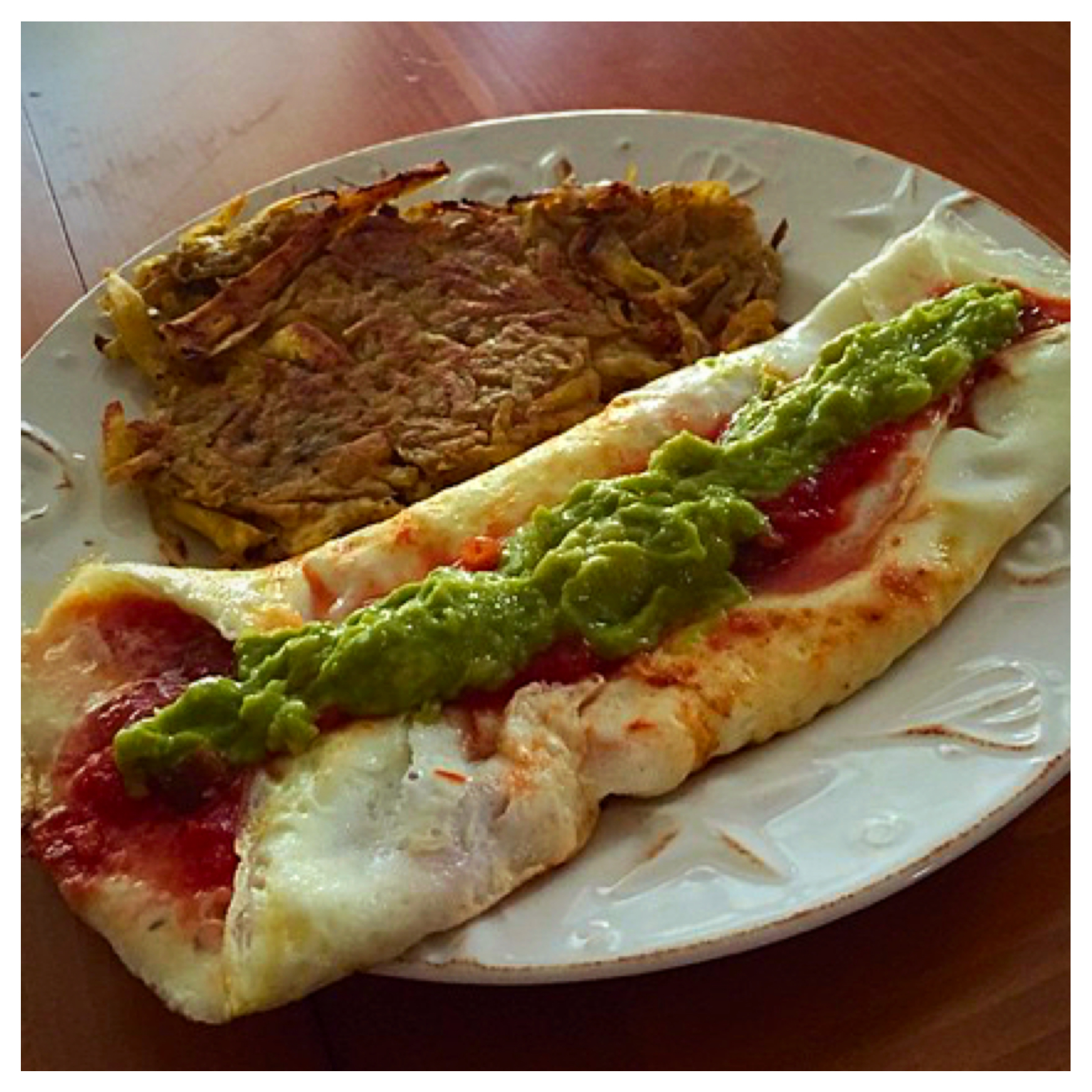 Served here with an egg white omelet, heck of way to start your day!