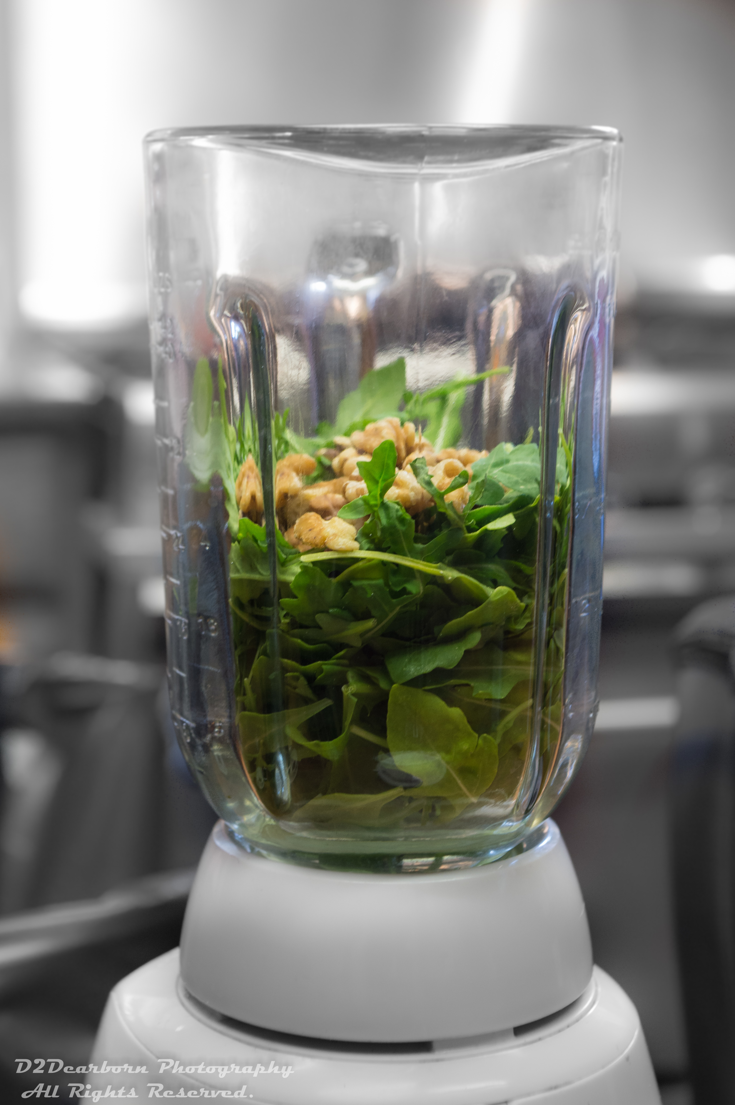 The pesto added a freshness to the dish that made it POP!