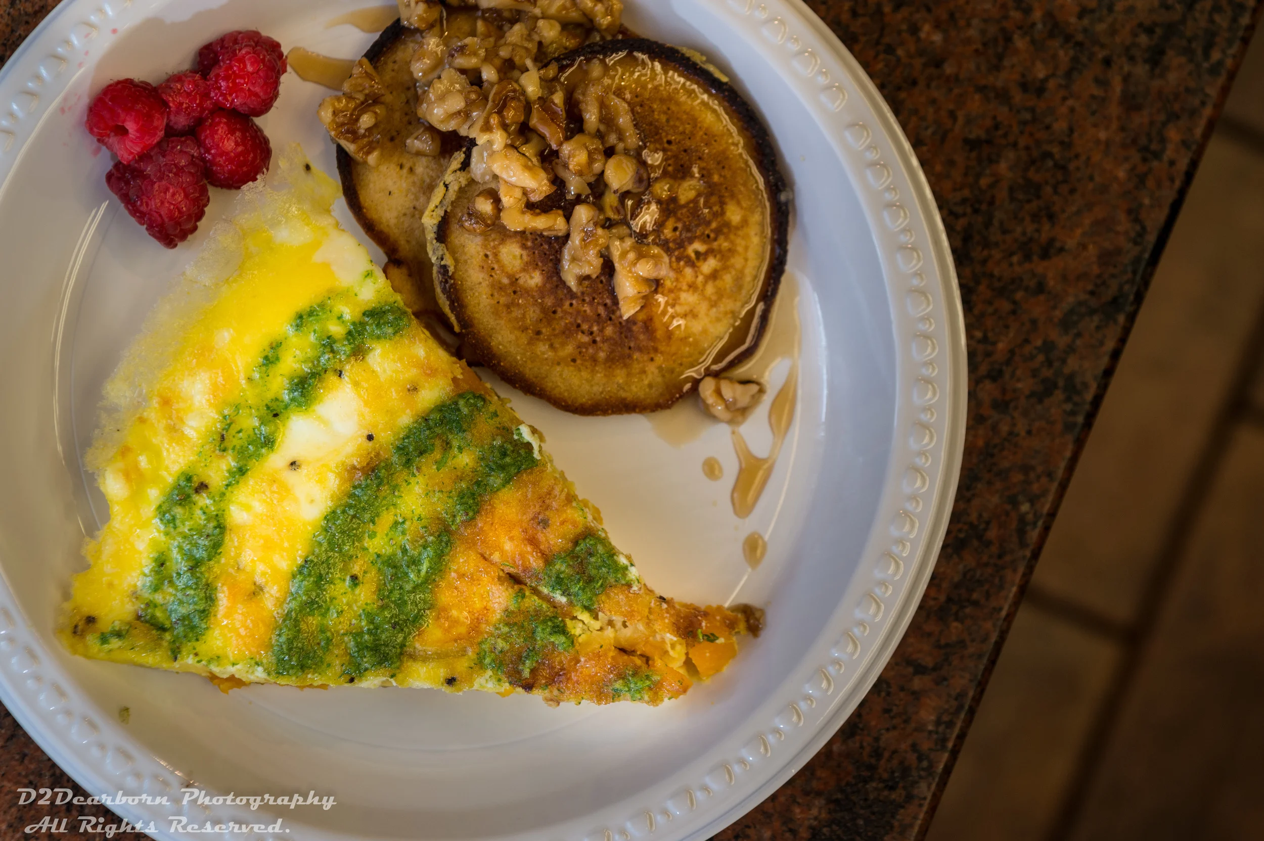 BRUNCH WITH KELLY - BUTTERNUT SQUASH FRITTATA AND CORNMEAL CAKES WITH A ORANGE HONEY GLAZE