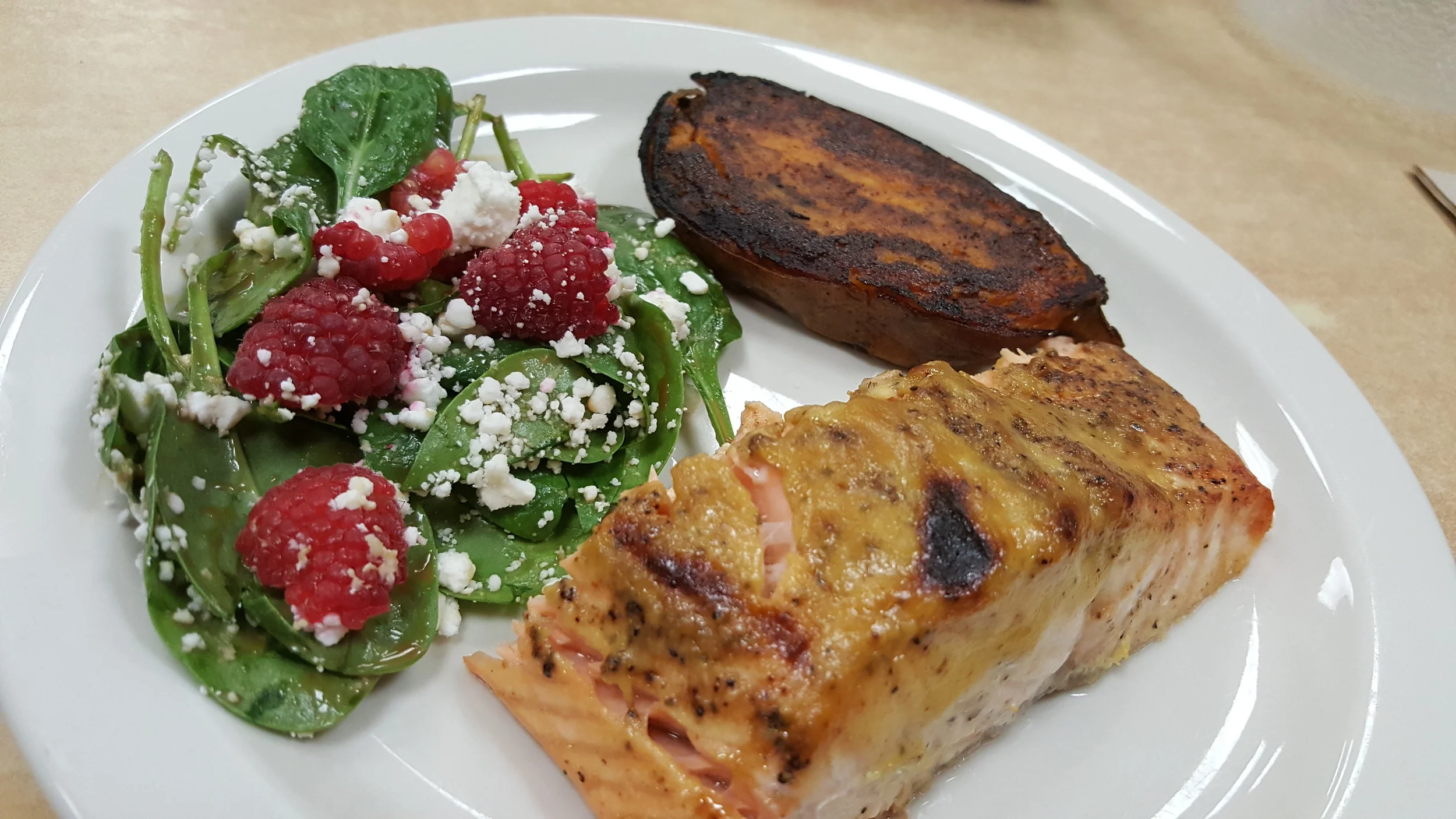 Paired with a light salad and sweet potato, this is a perfect meal for the firehouse and your home!