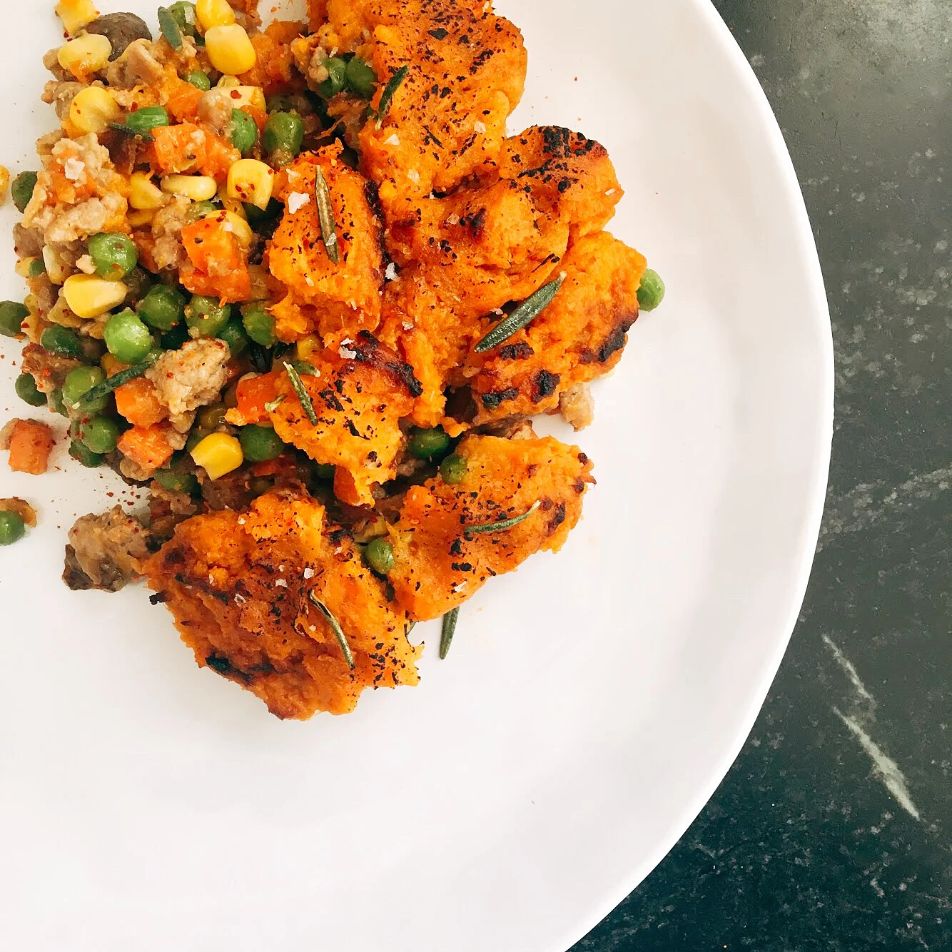 SWEET POTATO-TURKEY SHEPHERD'S PIE 