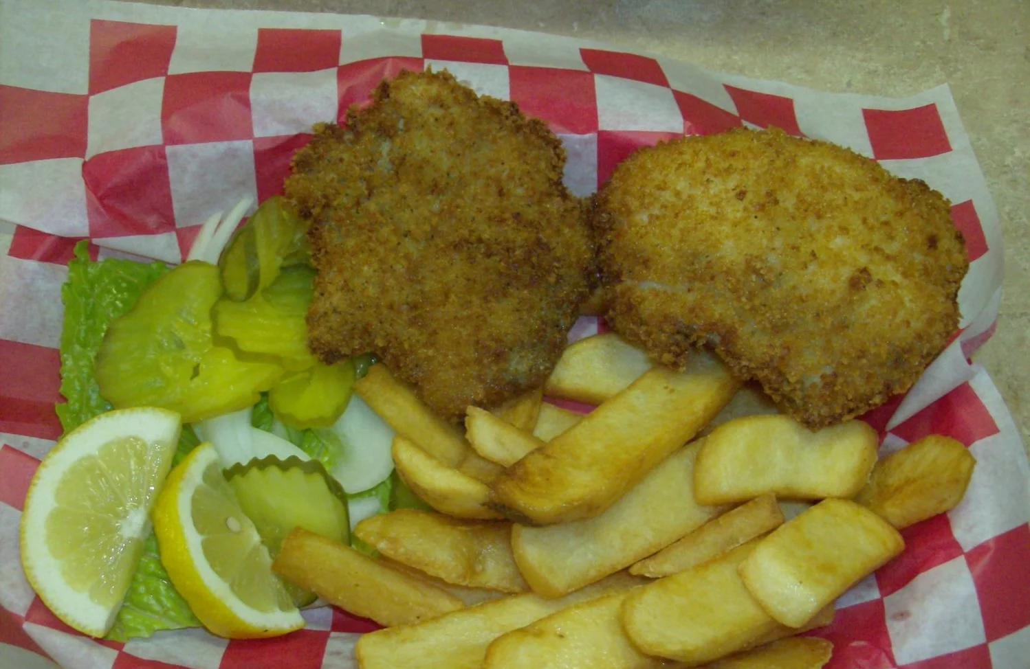 Fish Plate with Fries