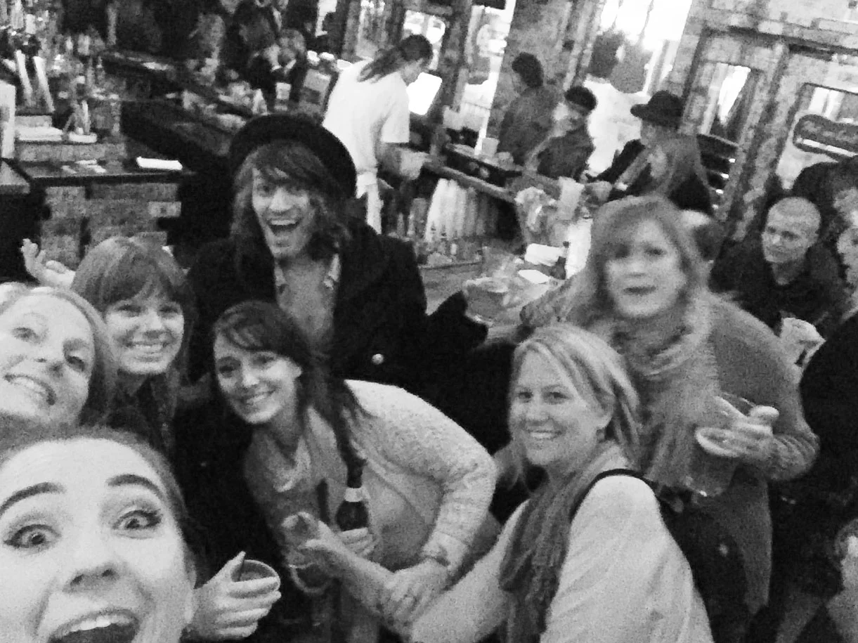 Micah and his ladies at Rum Boogie on Beale celebrating the release of the book