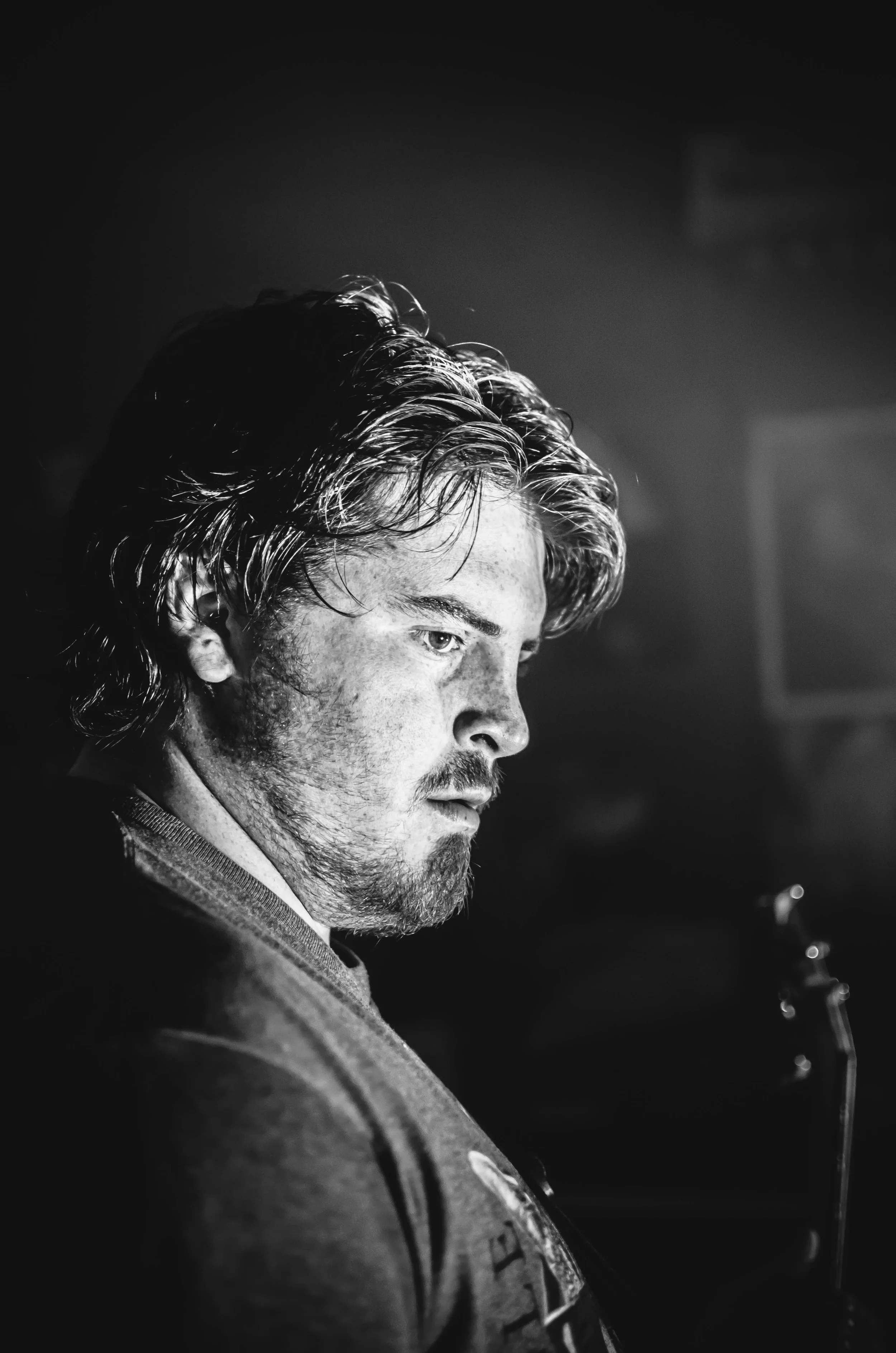 Colin on bass