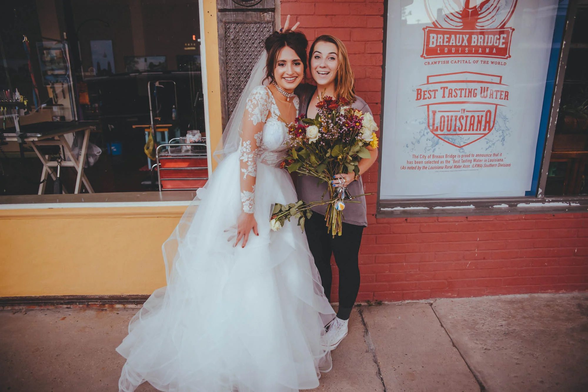 After photographing her bridal portraits. Thanks for the pic Robbie