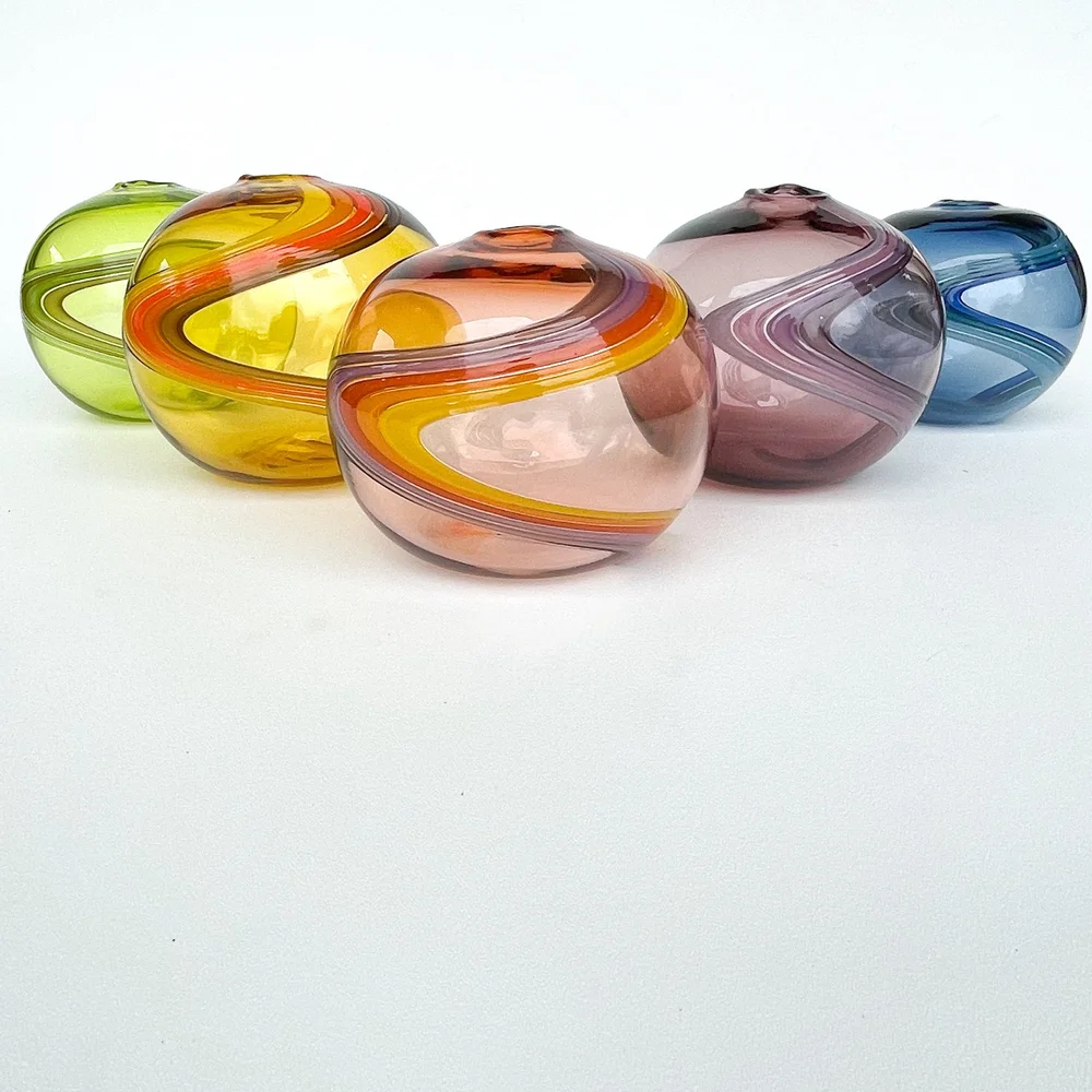 ヴィンテージ　ガラスアート　BLUES 難あり USA Anti-Depression Glass - a Modern take on Vintage Colors — Cat