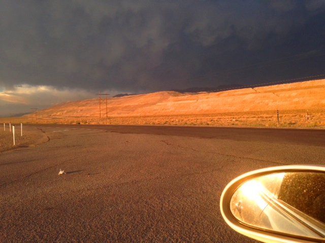 Mine tailings, Smoky Valley, NV, 2014