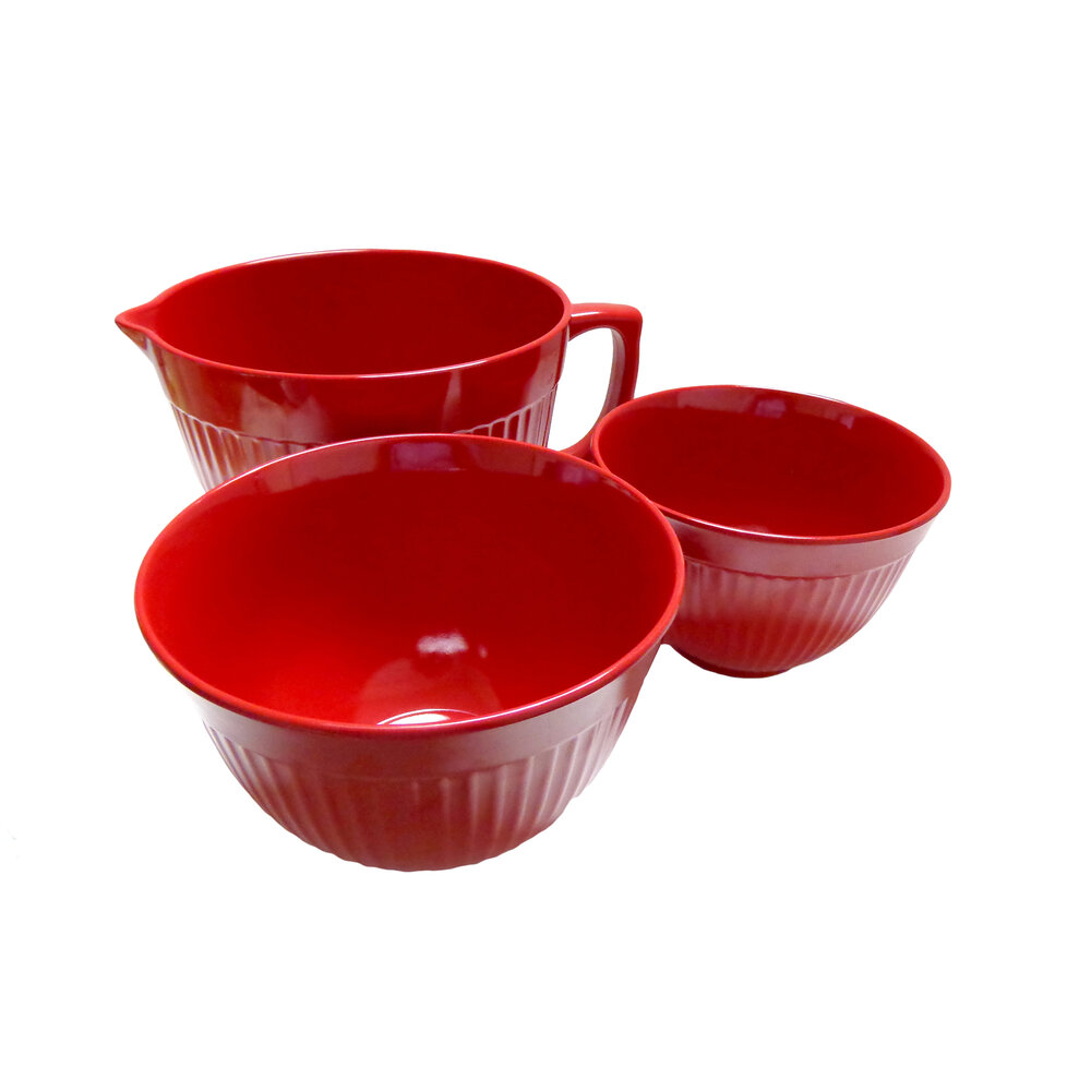 Molded Bamboo 3 Piece Bowl Set