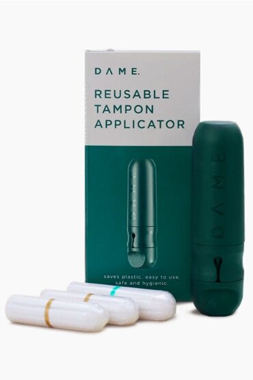 Sustainably Chic | Sustainable Fashion & Beauty Blog | How to Have a Zero Waste Period | Reusable Tampon Applicator from Dame.png
