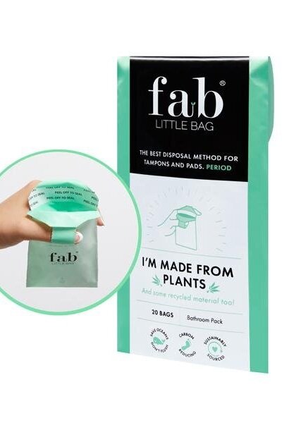 Sustainably Chic | Sustainable Fashion & Beauty Blog | How to have a Zero Waste Period | Disposable Bags from FabLittleBag.jpg