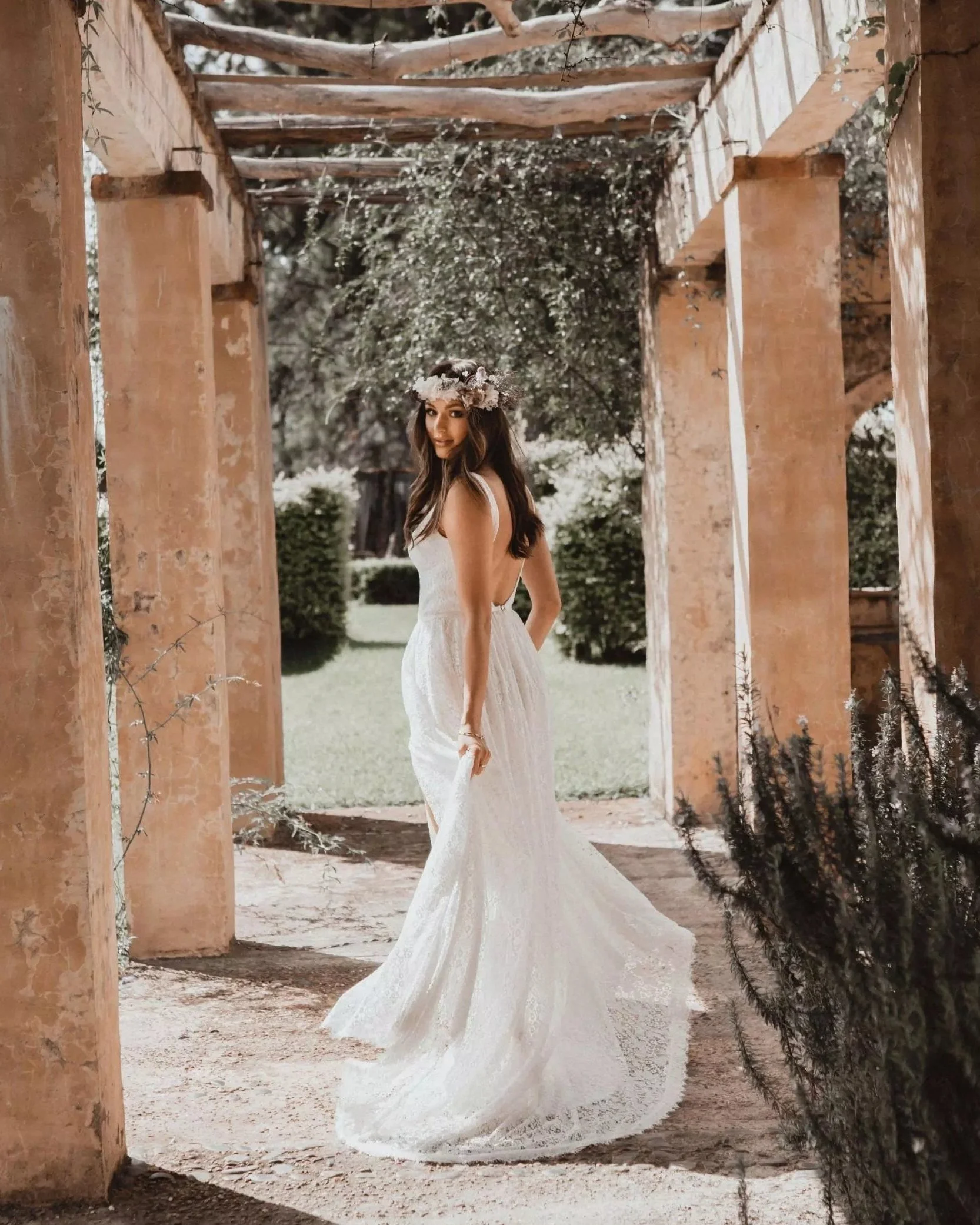 still white dresses Stillwhite Drop Waist Wedding Dress Inspiration
