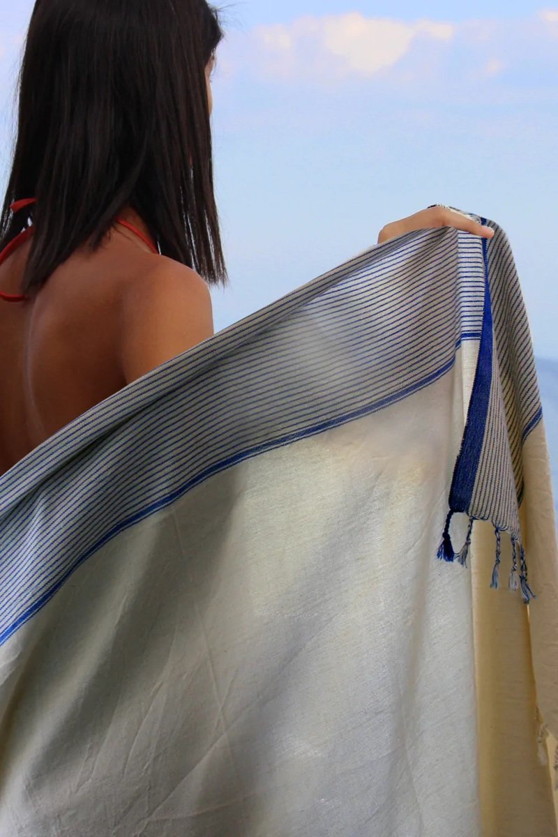 QuiQuattro Stripes Turkish Towel: Luxurious Absorbency for