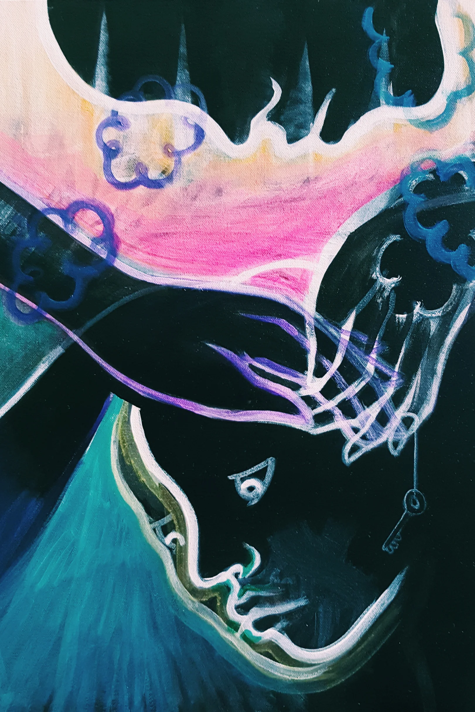18’ x 20’, Acrylic on canvas, 2018
