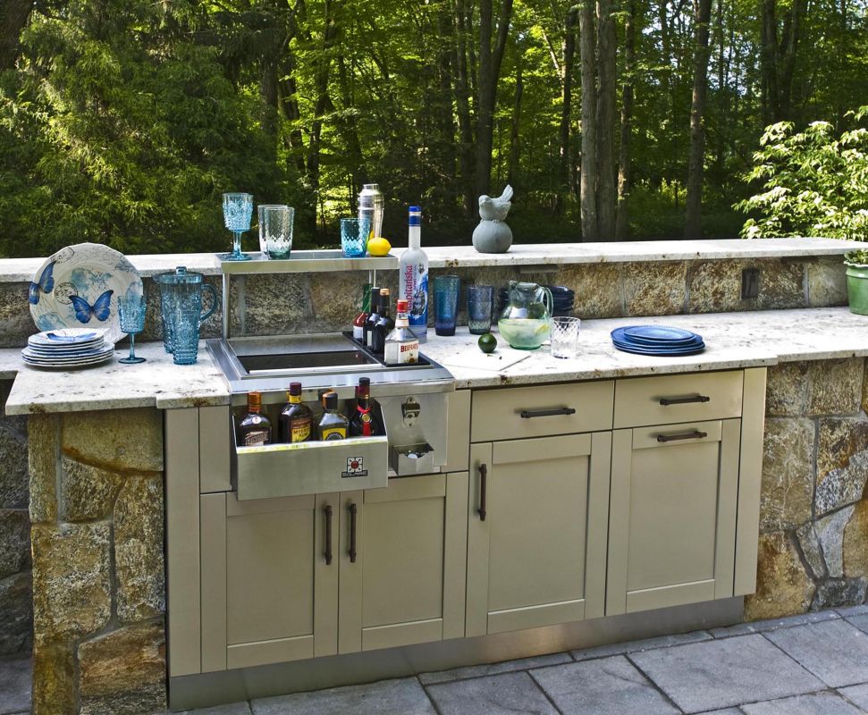 Outdoor Kitchen Designs Kitchenscapes, Custom Outdoor Cabinets