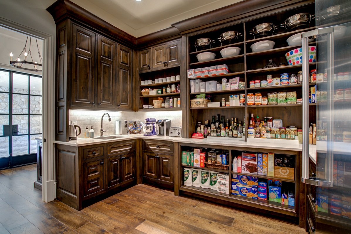 Custom pantry cabinets