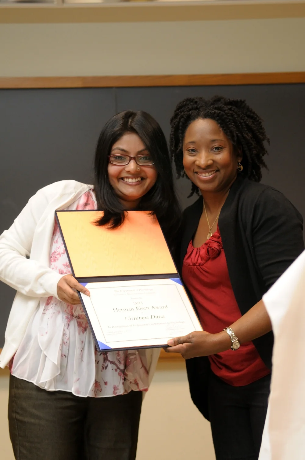 Hermen Eisen Award for the exemplary professional contribution to the practice of psychology in service of social justice, University of Illinois at Urbana Champaign, 2011