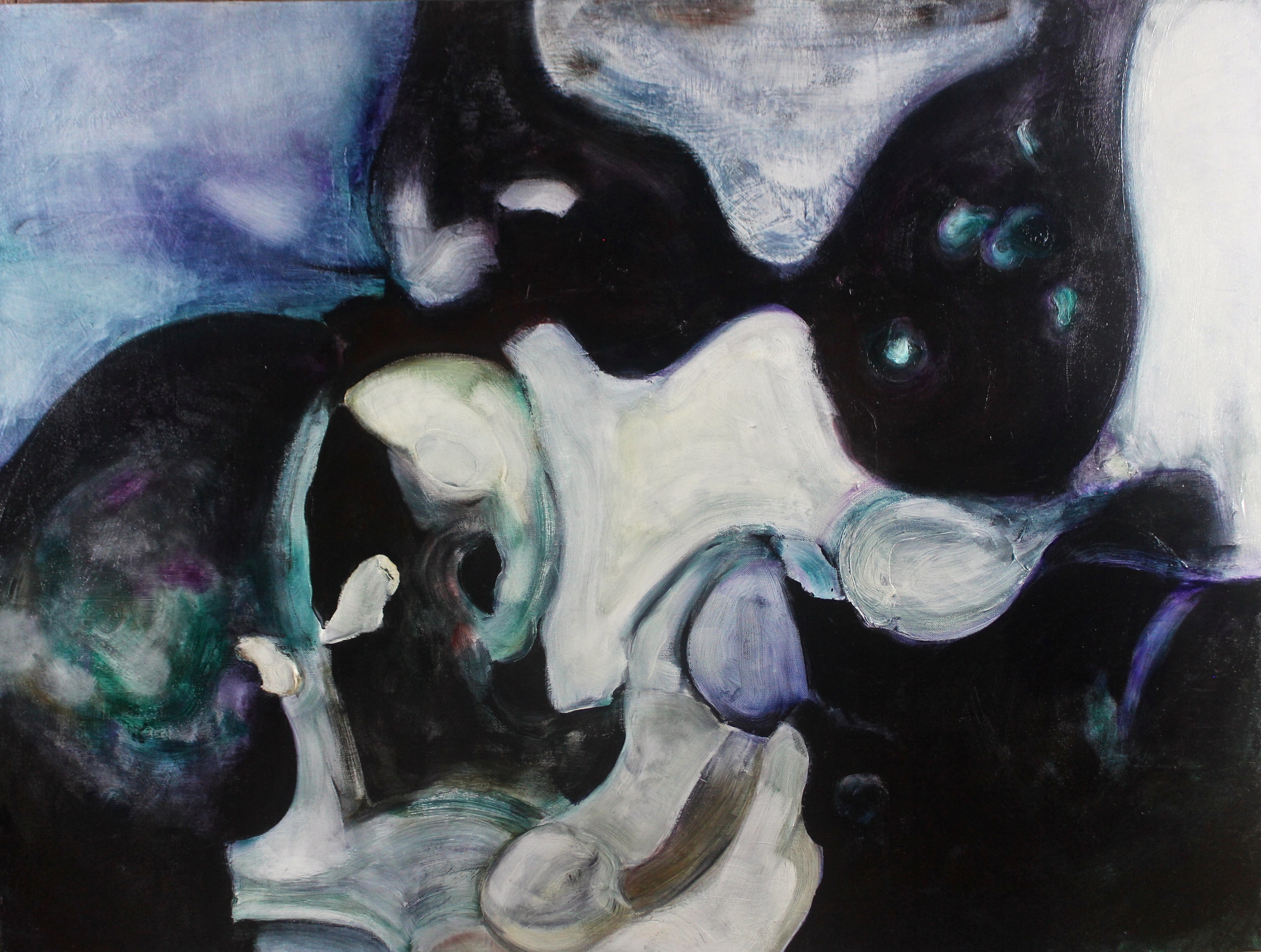 Mijangos , Oil on Canvas, 40" x 30"