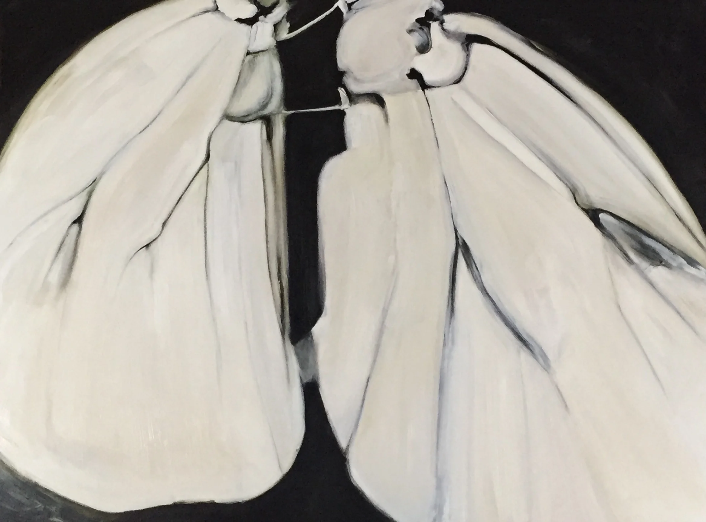 Embrace , 40"x30", oil on canvas