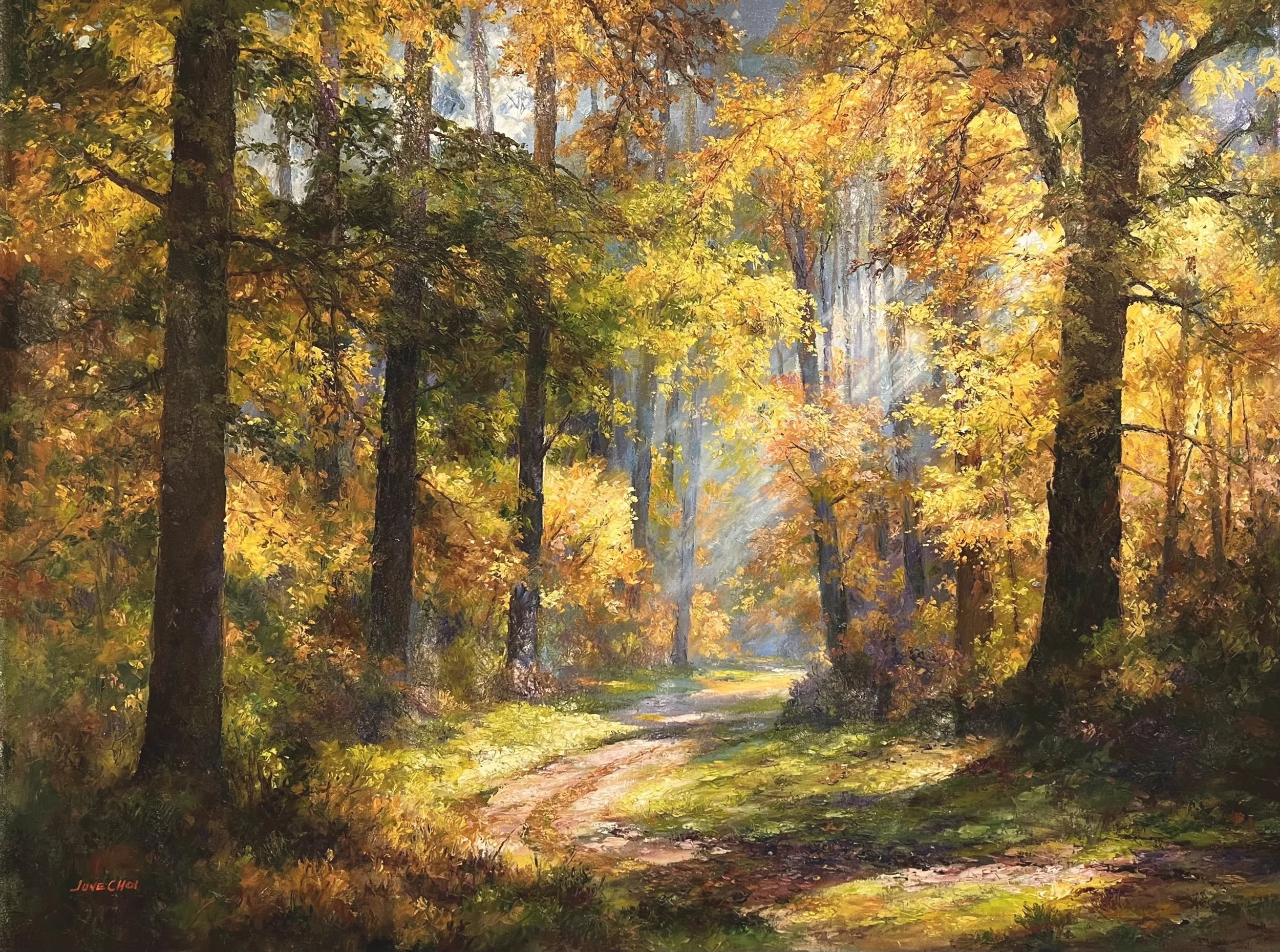 "Nature's Story" 36"x48" original oil painting on canvas.