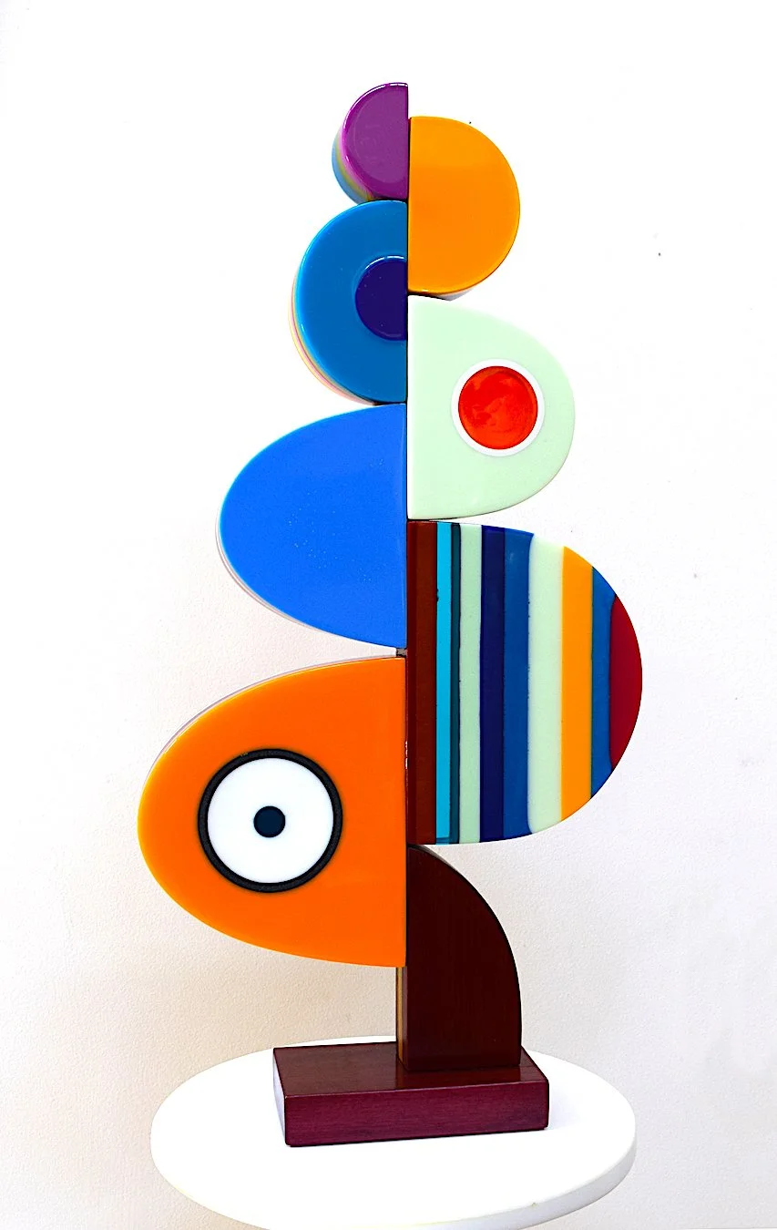 BOsbournHalfCircleResinSculpture_ view #1, 2.5x12x24 .jpg