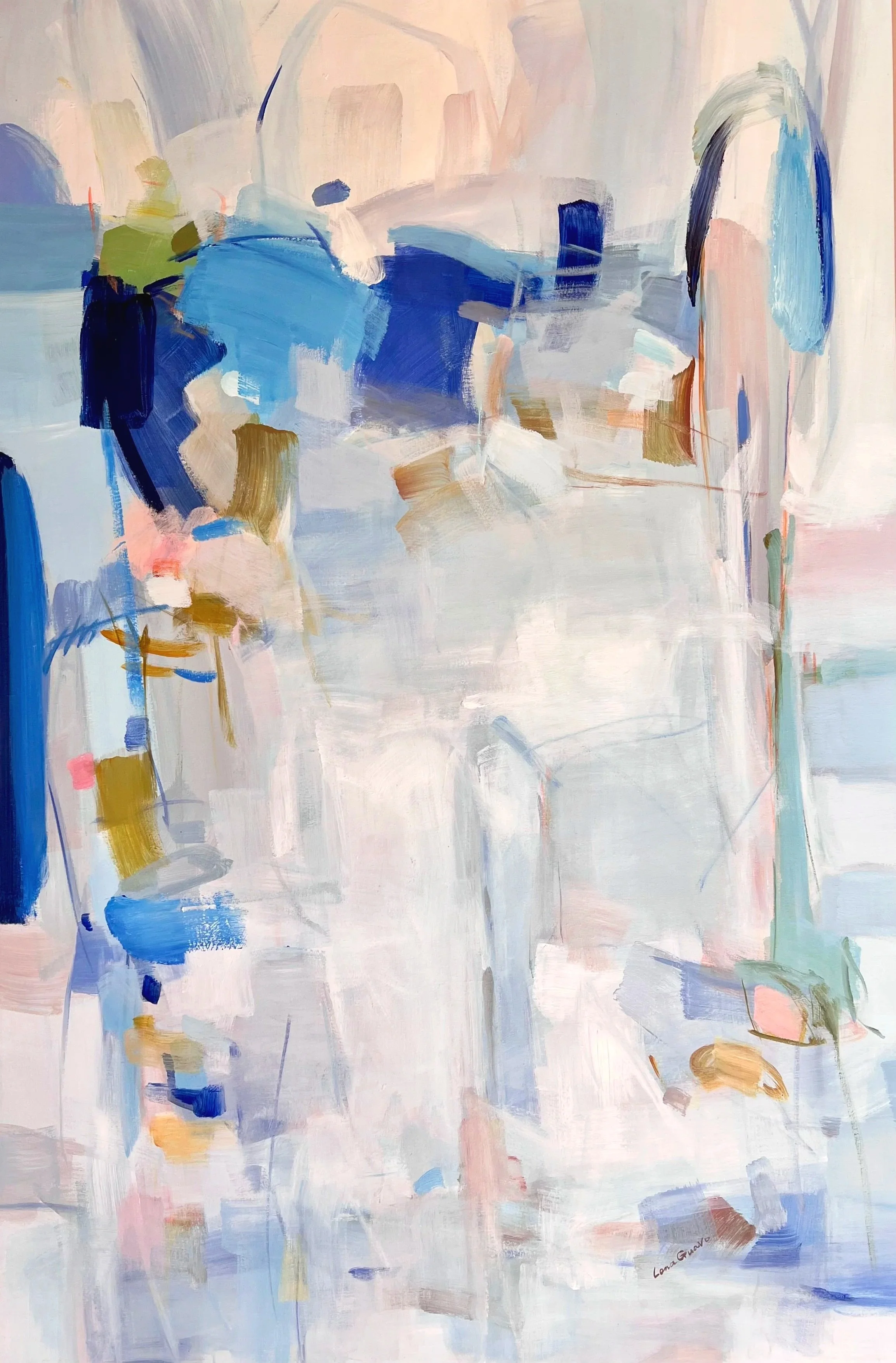 Abstract 72" x 48" orig. oil painting on canvas.