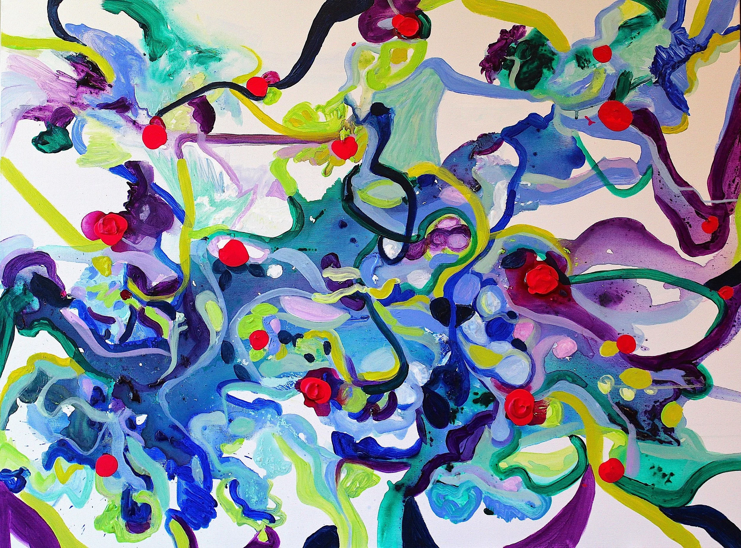 "Redemption Song" 30"x40" orig. acrylic on canvas.