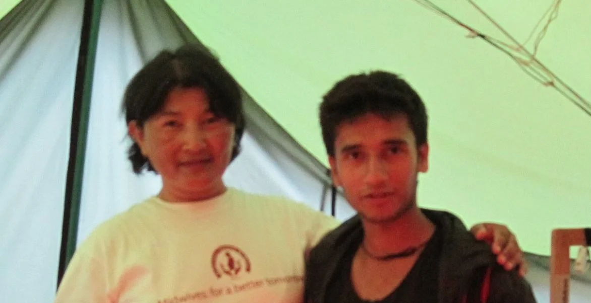 The birthing tents are a success in Rautbesi